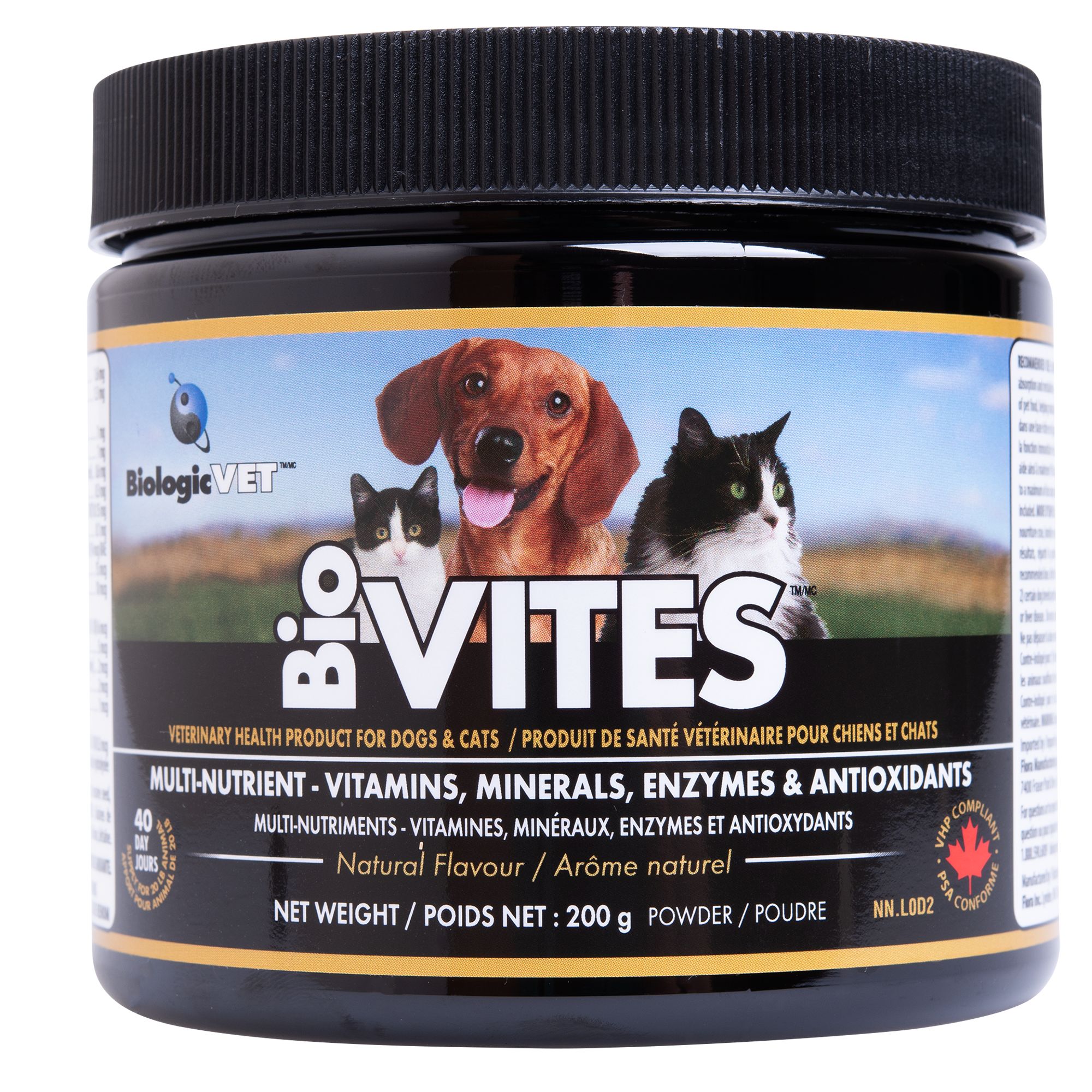 BiologicVET™; BioVITES™; Multi-Nutrient Powder for Dogs and Cats - 1 to 30 Lbs, size: 200 g | PetSmart