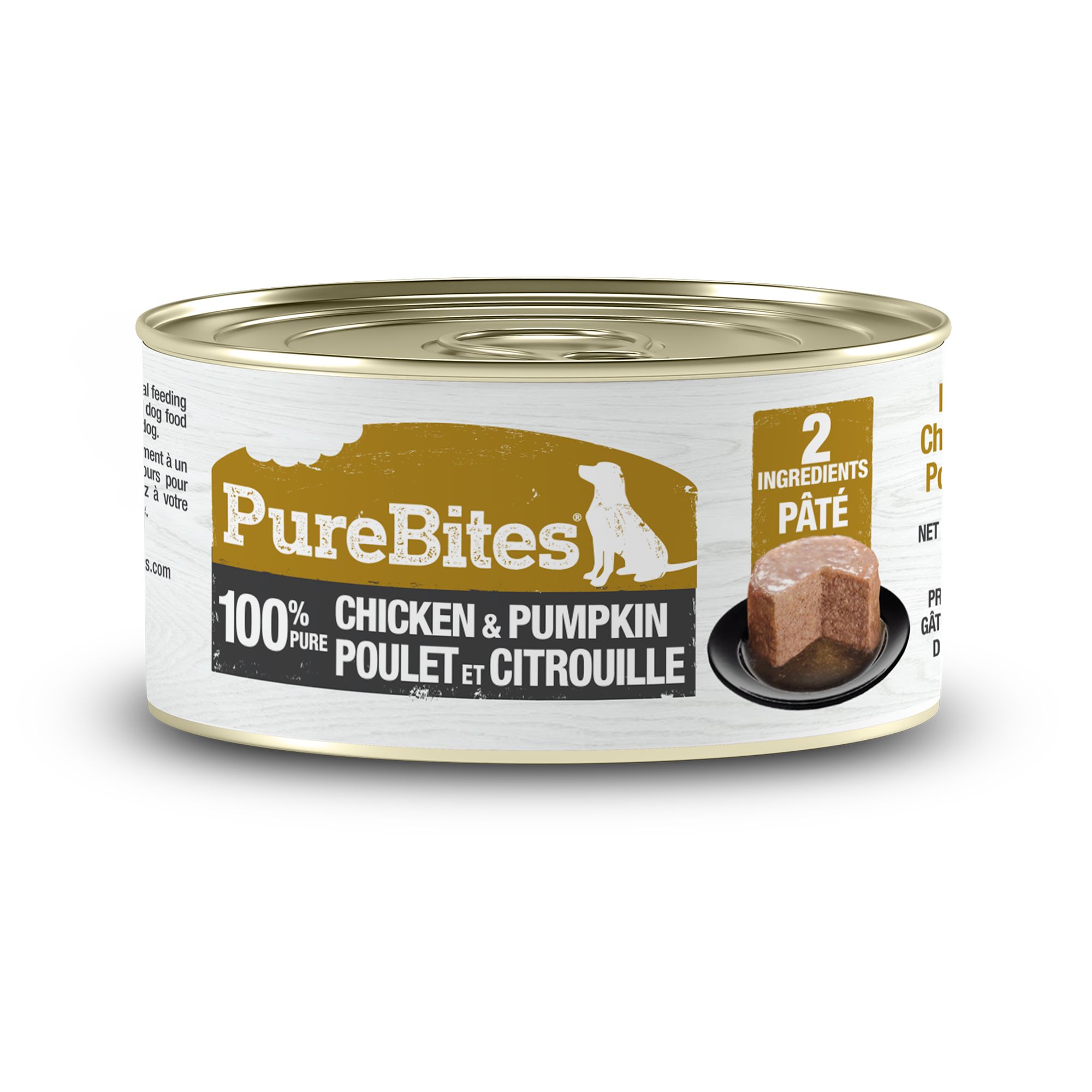 PureBites Pure Protein Chicken and Pumpkin Pate All Life Stage Dog Food Topper, size: 71 g | PetSmart