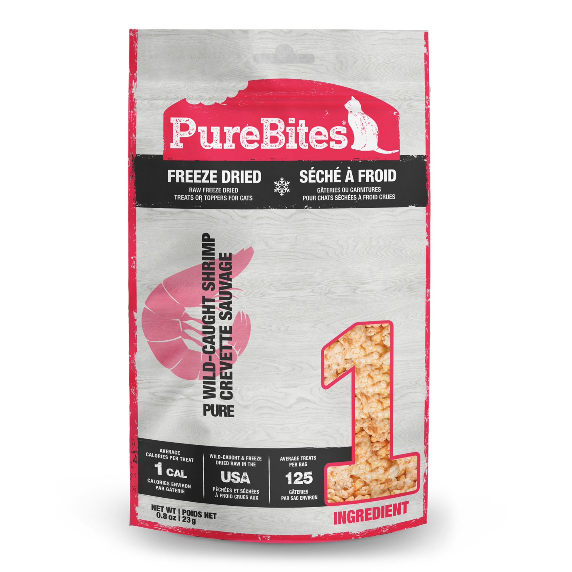 PureBites Freeze Dried Cat Treat - Shrimp, size: 23 g | PetSmart