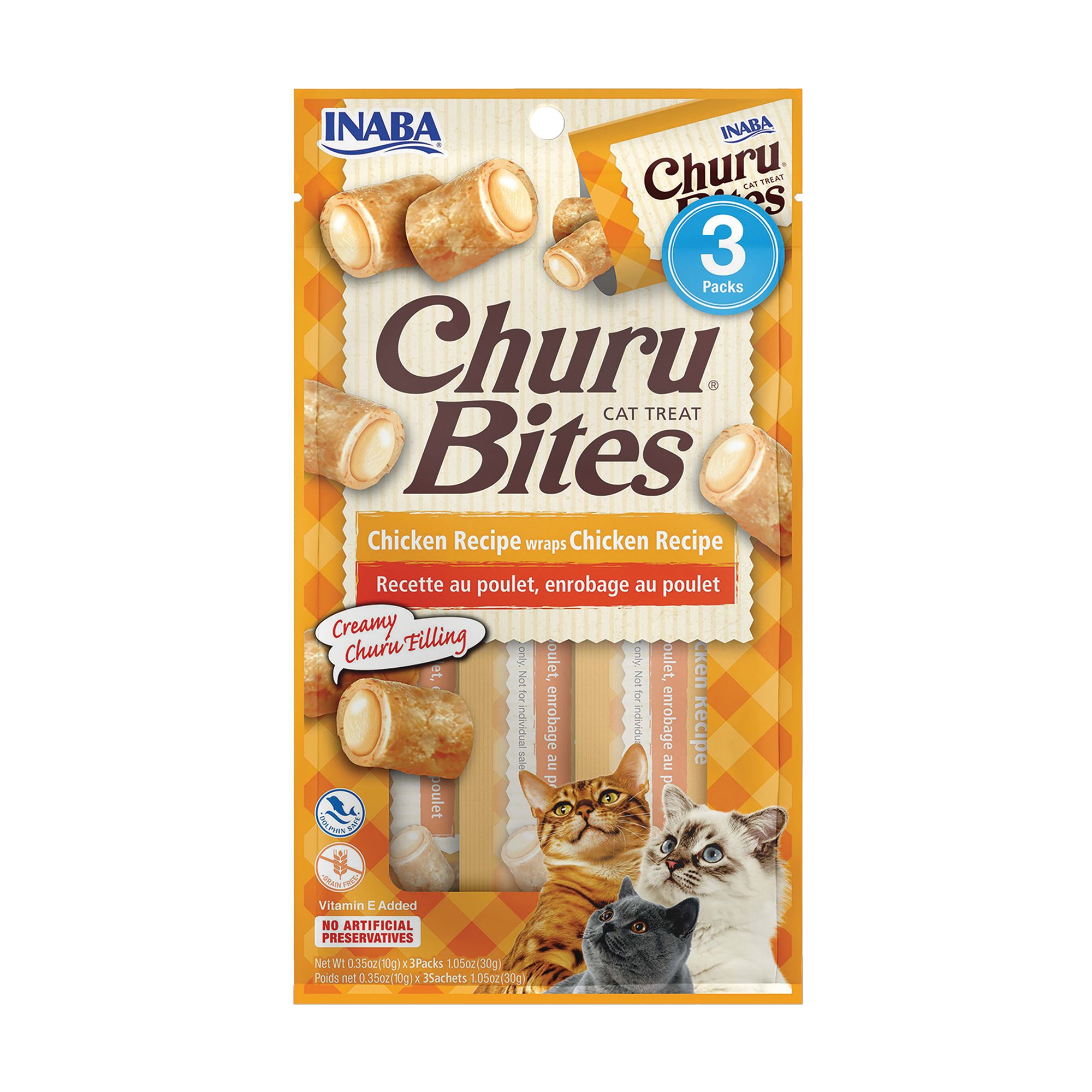 Inaba Churu Bites Cat Treats - Chicken, size: 30 g | PetSmart