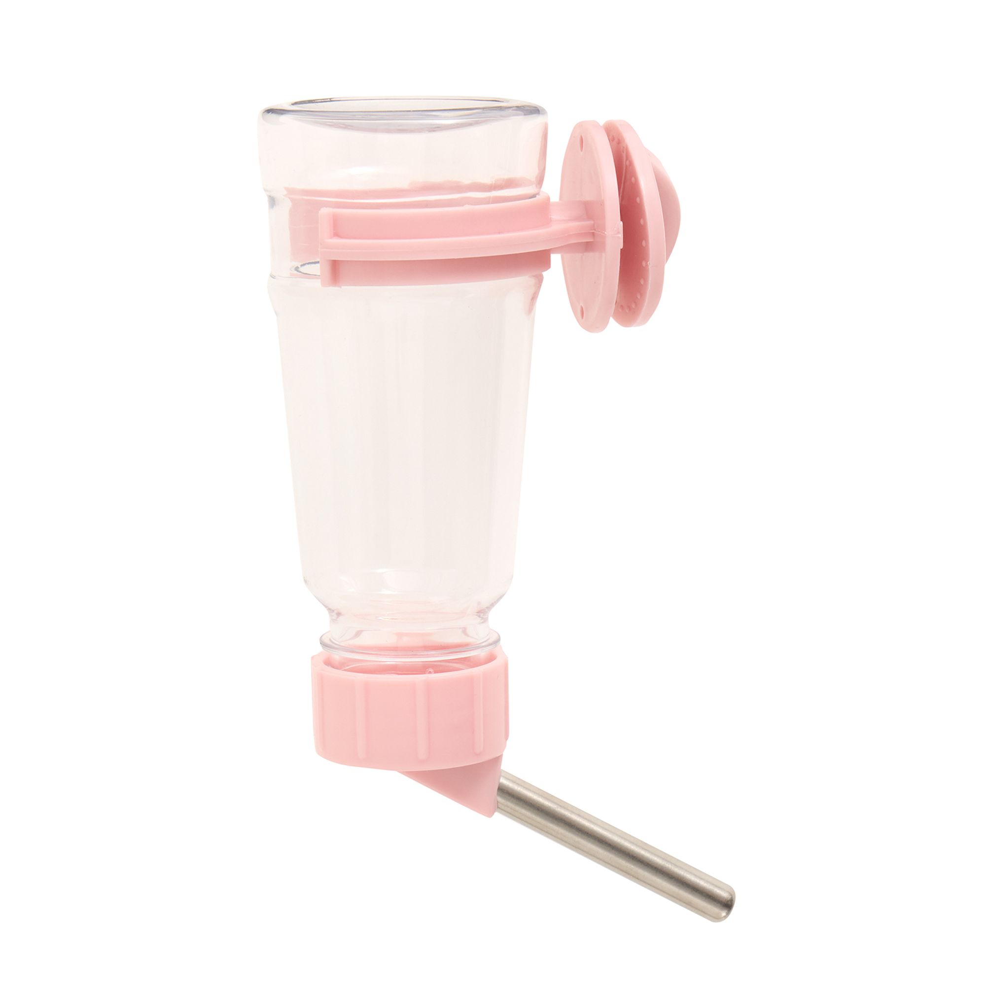 Full Cheeks; Plastic Water Bottle 4 Fl oz in Pink | PetSmart