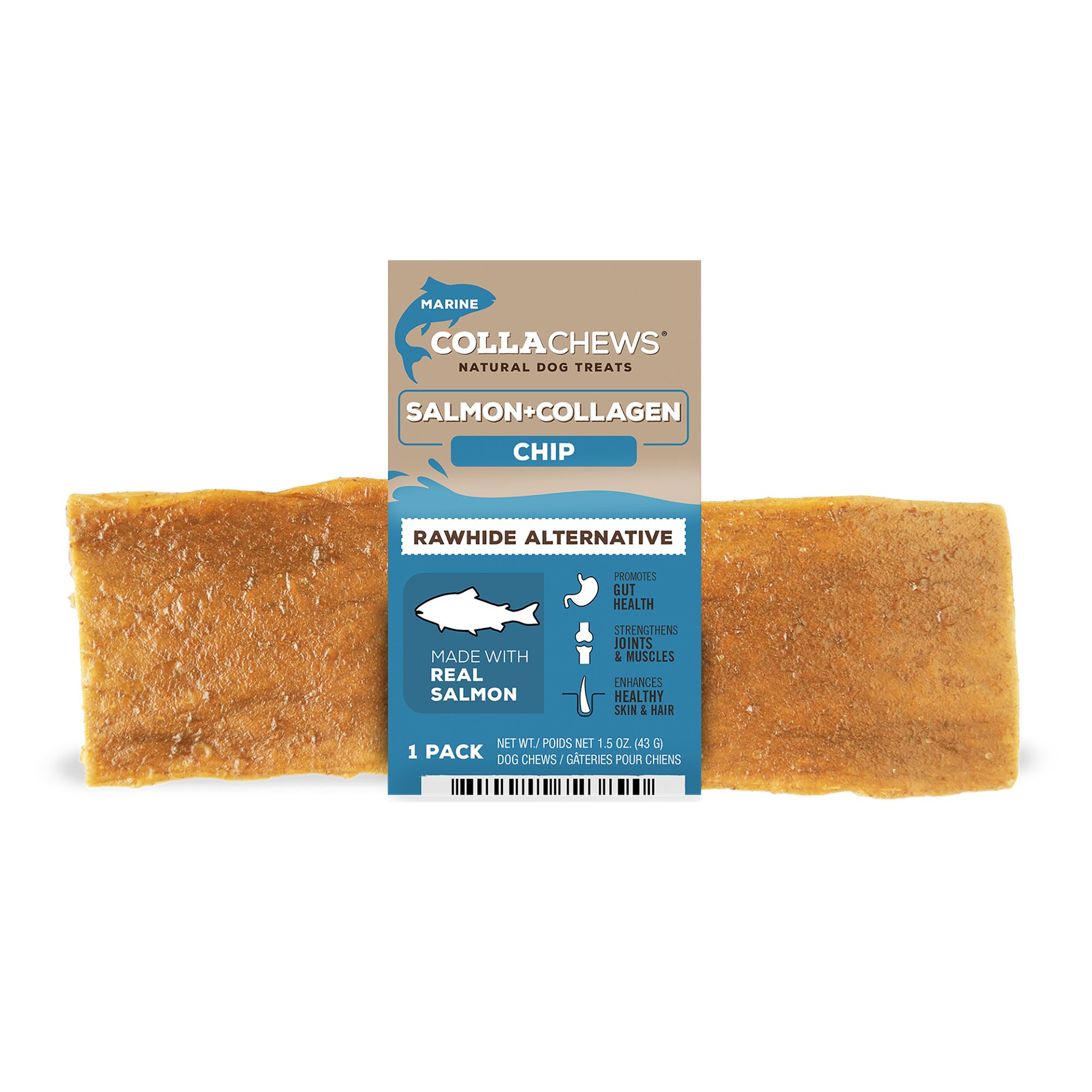 Collachews Fish And Chips 2.8 oz, Adult | PetSmart Green