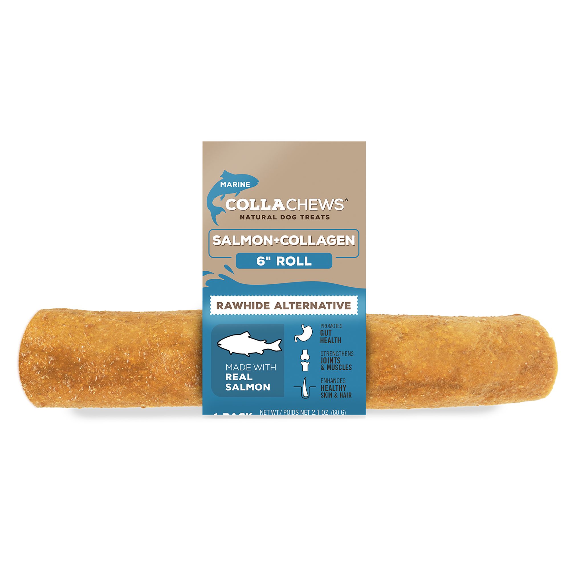 Collachews Roll 6 Inch 2.08 oz, Adult, Flavor: Fish | PetSmart Green