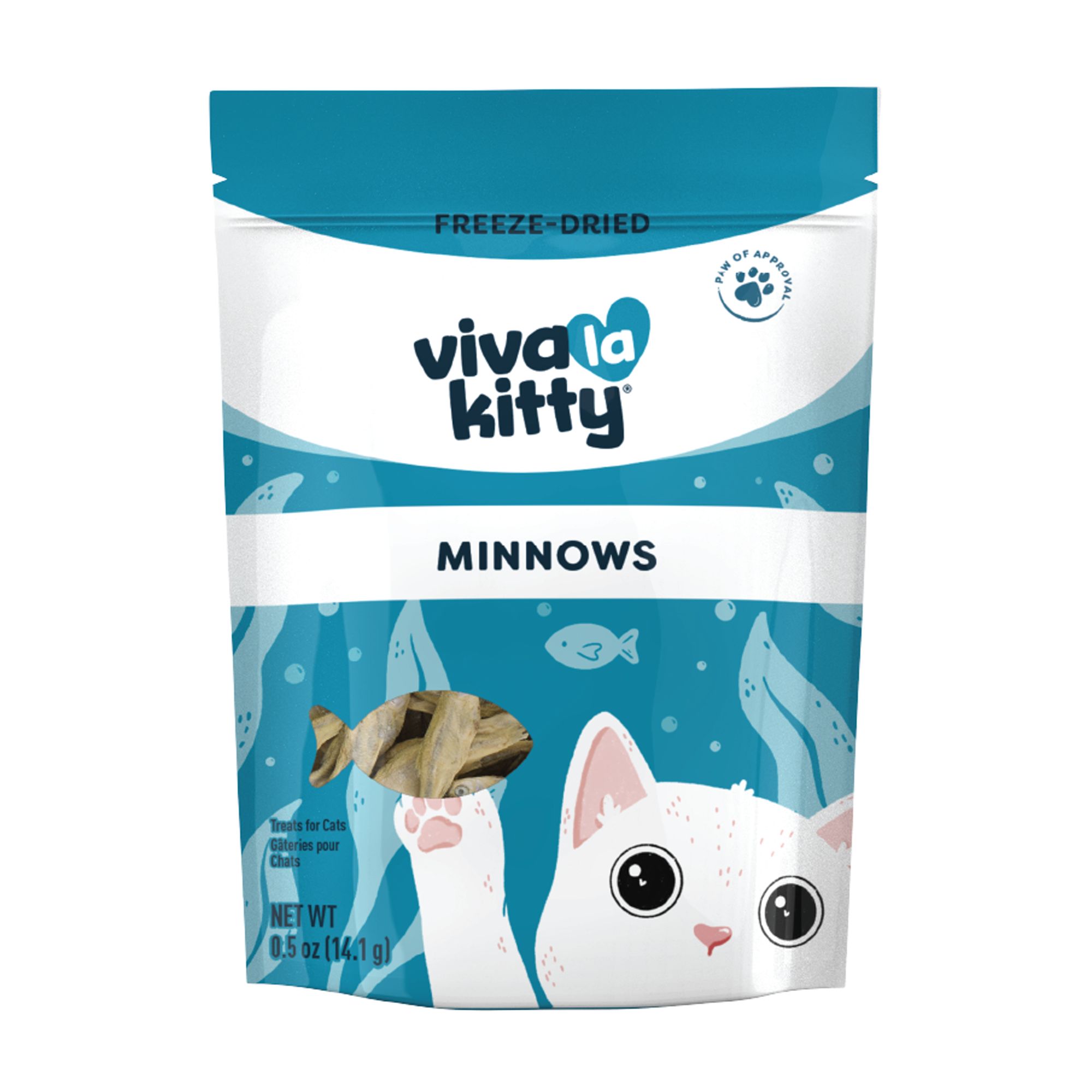 Viva La Kitty Freeze Dried Minnows 0.5 oz, Size: 1 Count, Flavor: Fish | PetSmart