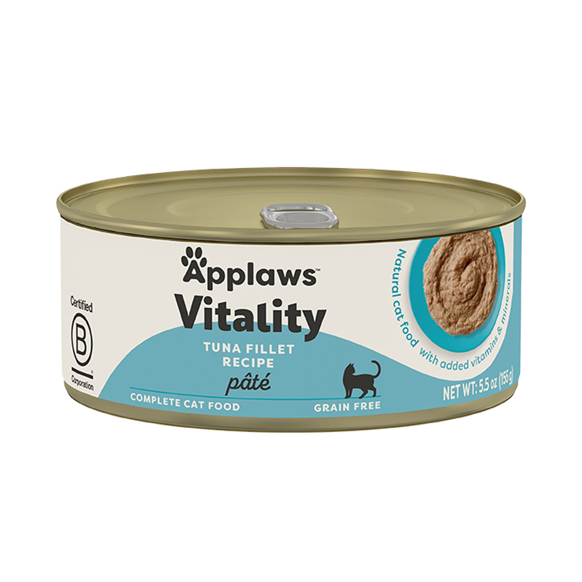 Applaws Vitality Adult Cat Wet Food - Pate, 5.5 Oz, Tuna Flavor | PetSmart