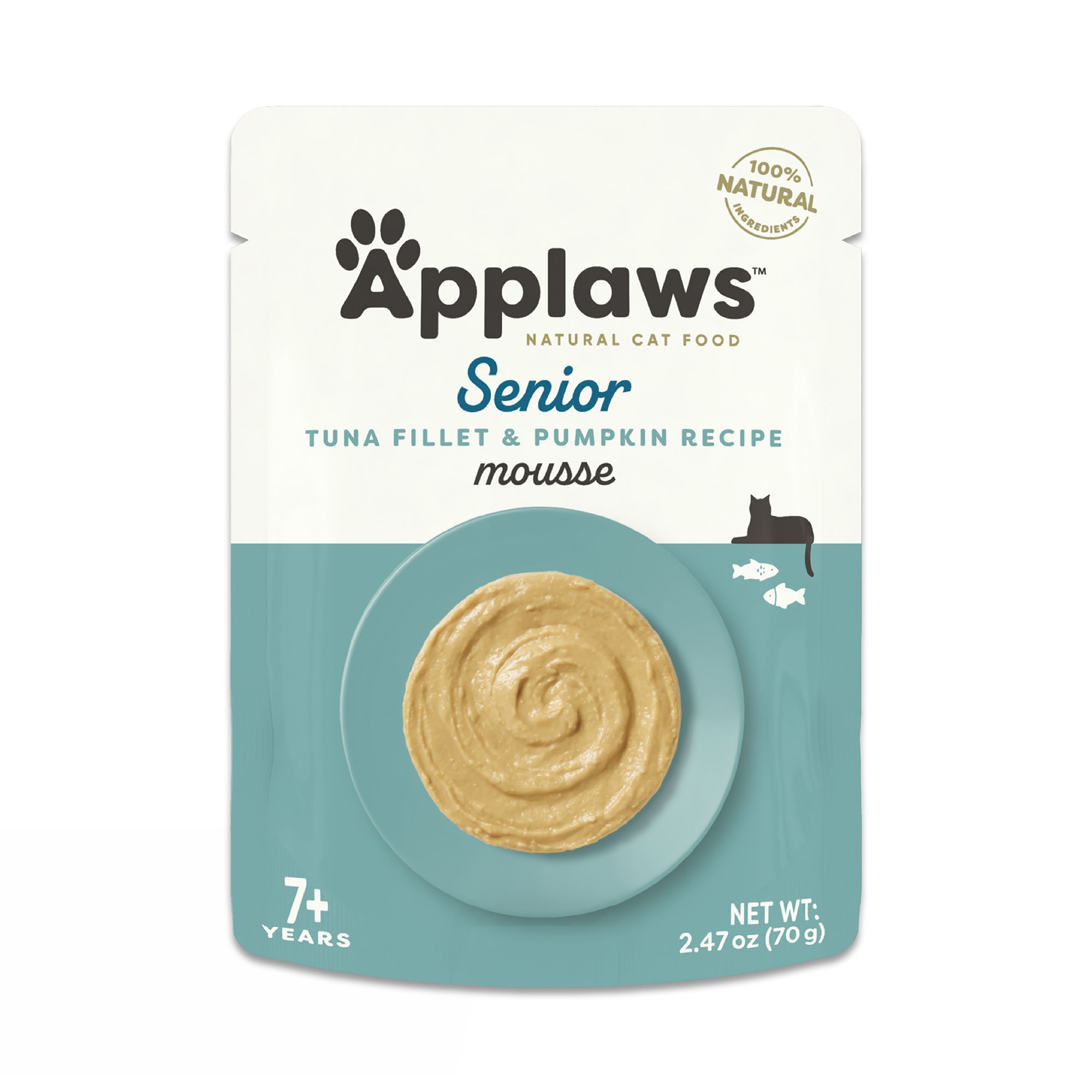 Applaws Cat - Senior, Mousse, 2.47 OZ, Tuna and Pumpkin Flavor | PetSmart