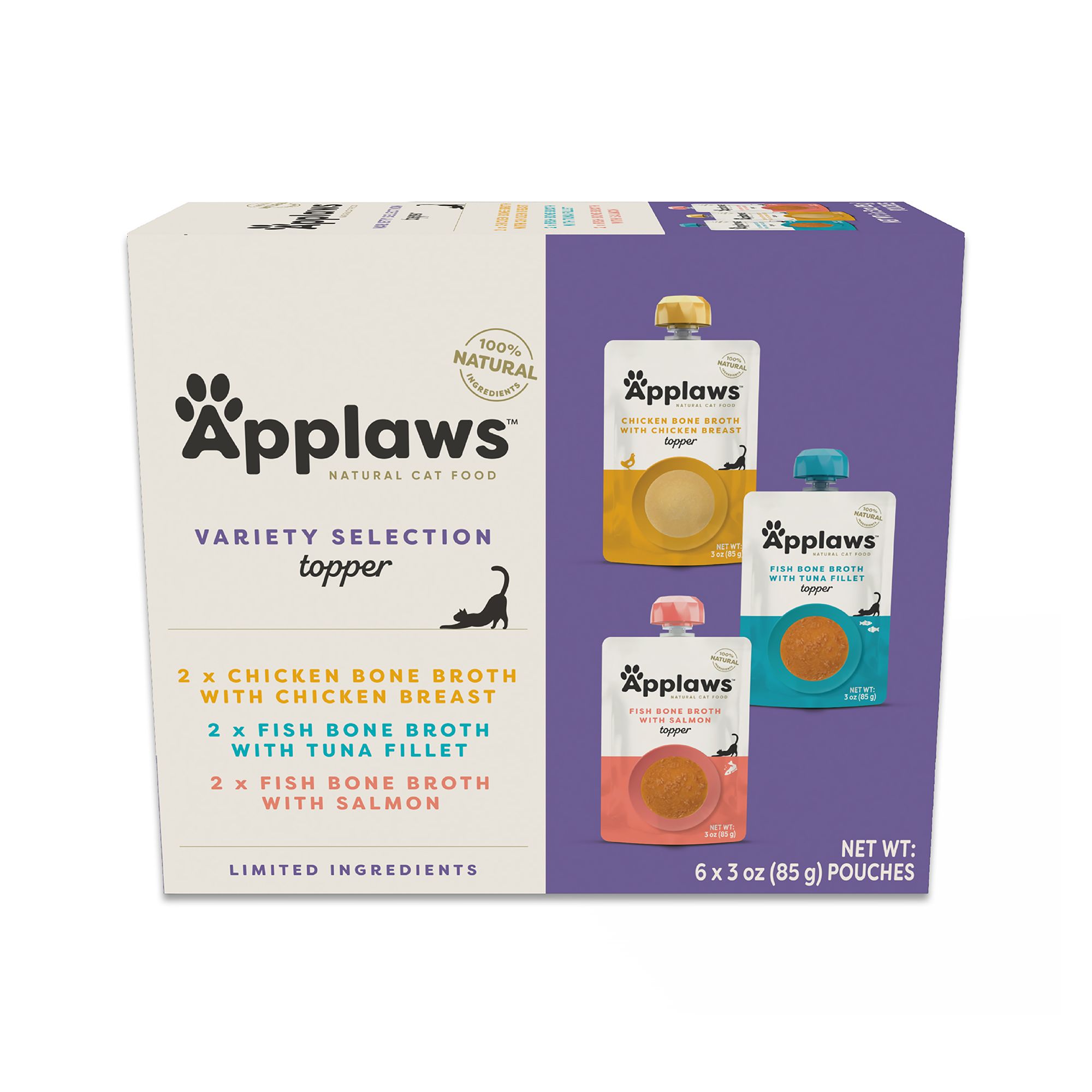 Applaws Cat - Adult, Food Topper, Variety Pack, 6 CT, 18 OZ, size: 6 count | PetSmart