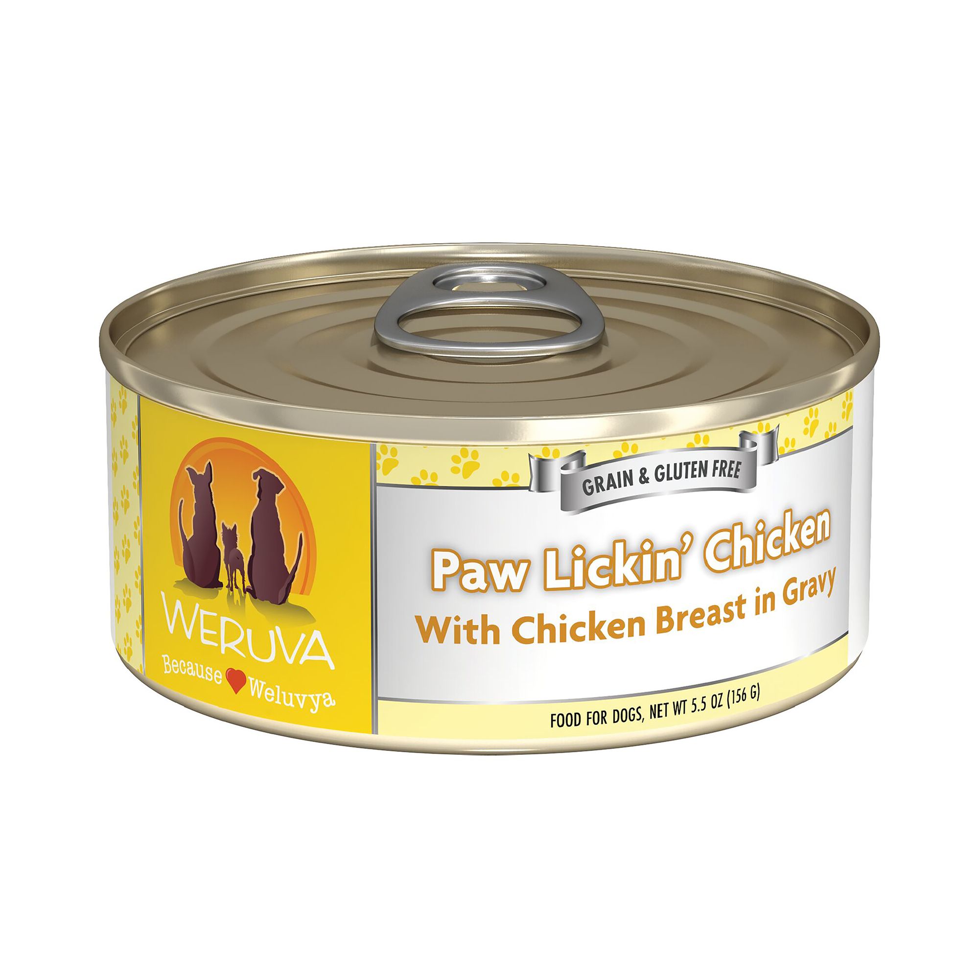 Weruva Dog Classic Adult Wet Dog Food - Grain Free, Shreds in Gravy, 5.5 oz, Chicken Flavor | PetSmart