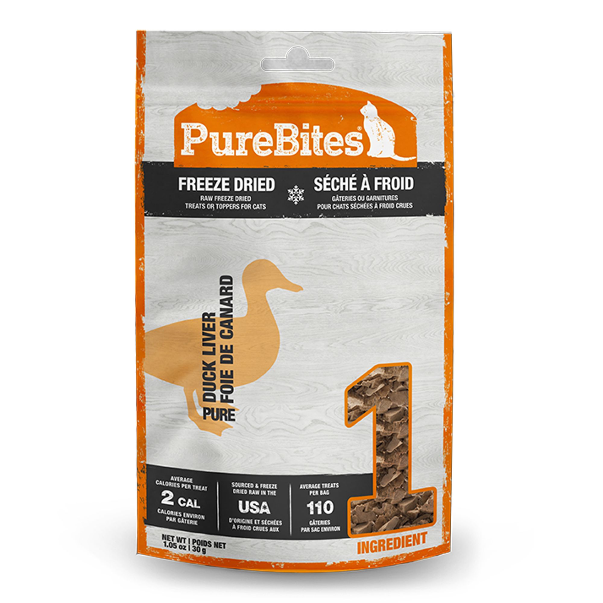 PureBites Cat Treats - Freeze Dried Duck 1.05oz /30g, size: 30 g | PetSmart