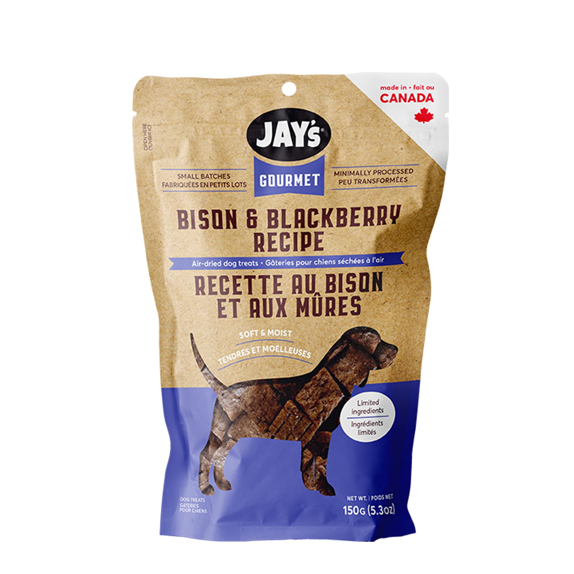 JAY'S GOURMET Dog Treats - Bison and Blackberry | PetSmart