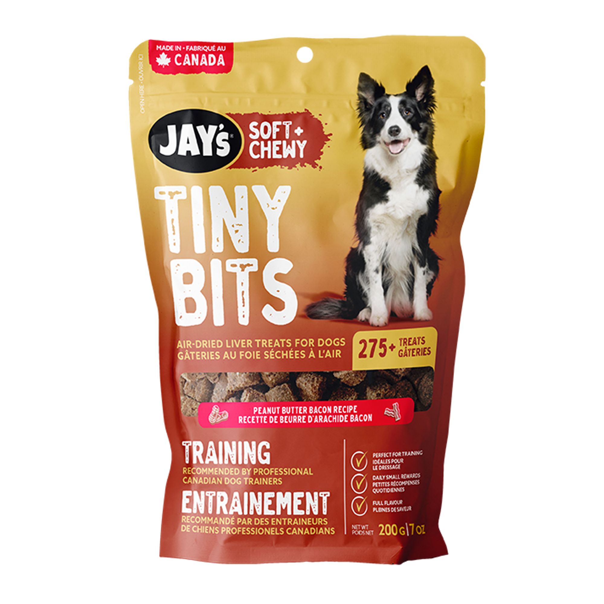 Jay's Tid Bits Dog Treats - Peanut Butter Bacon, Peanut Butter and Bacon Flavor | PetSmart