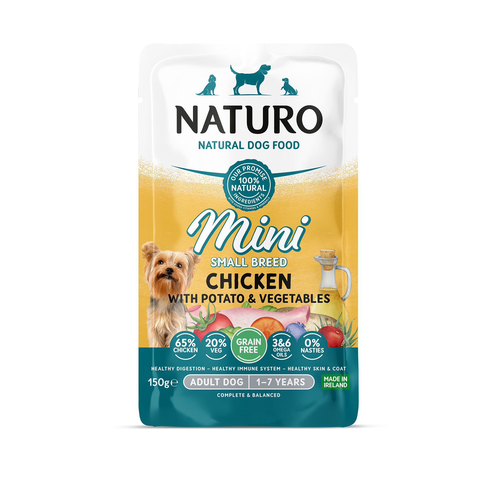 Naturo Adult Mini Dog Wet Food, Chicken Flavor | PetSmart