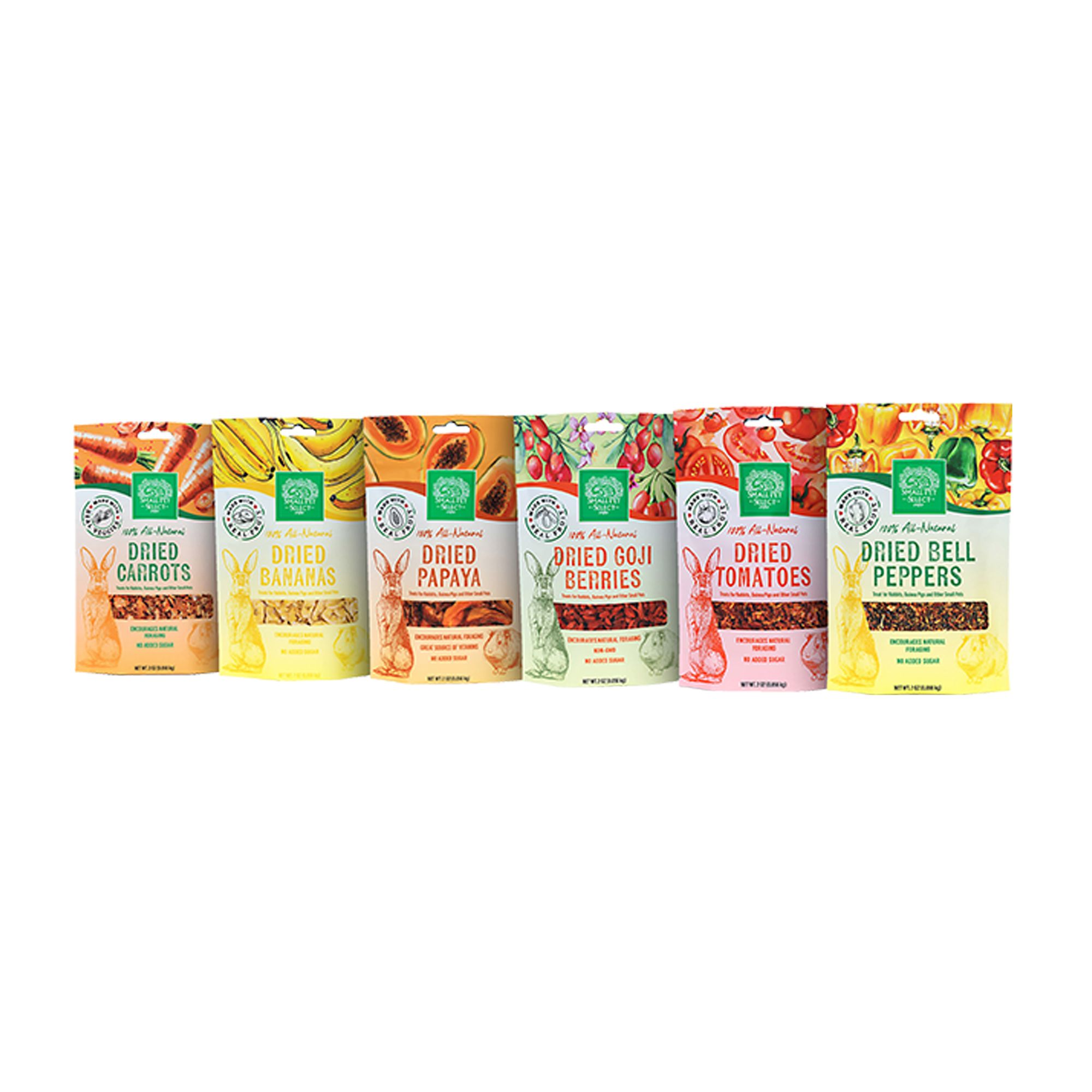 Small Pet Select Dried Fruits And Veggies Sampler Treat | PetSmart