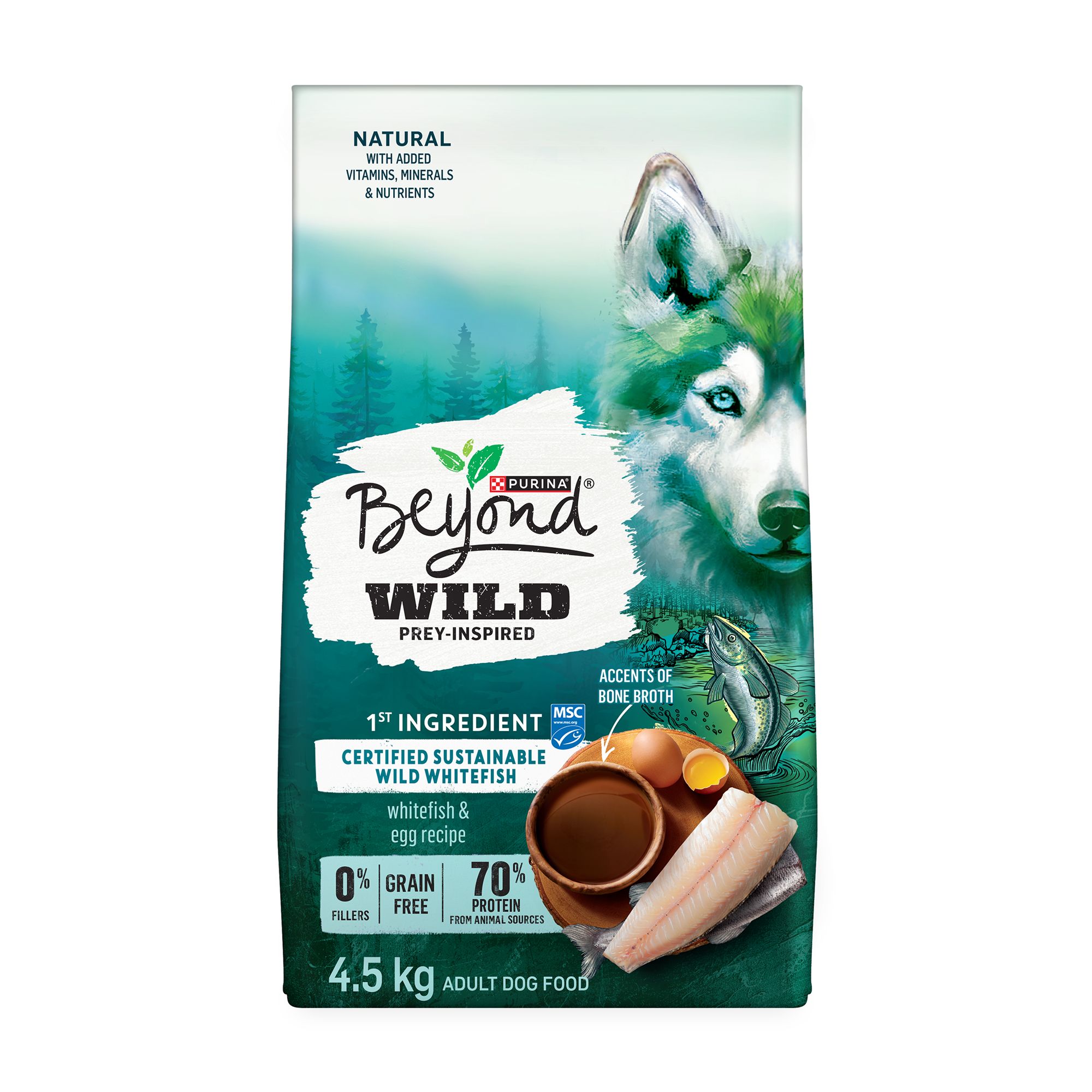 Beyond Wild Whitefish and Egg Recipe, Dry Dog Food, size: 4.5 kg | PetSmart
