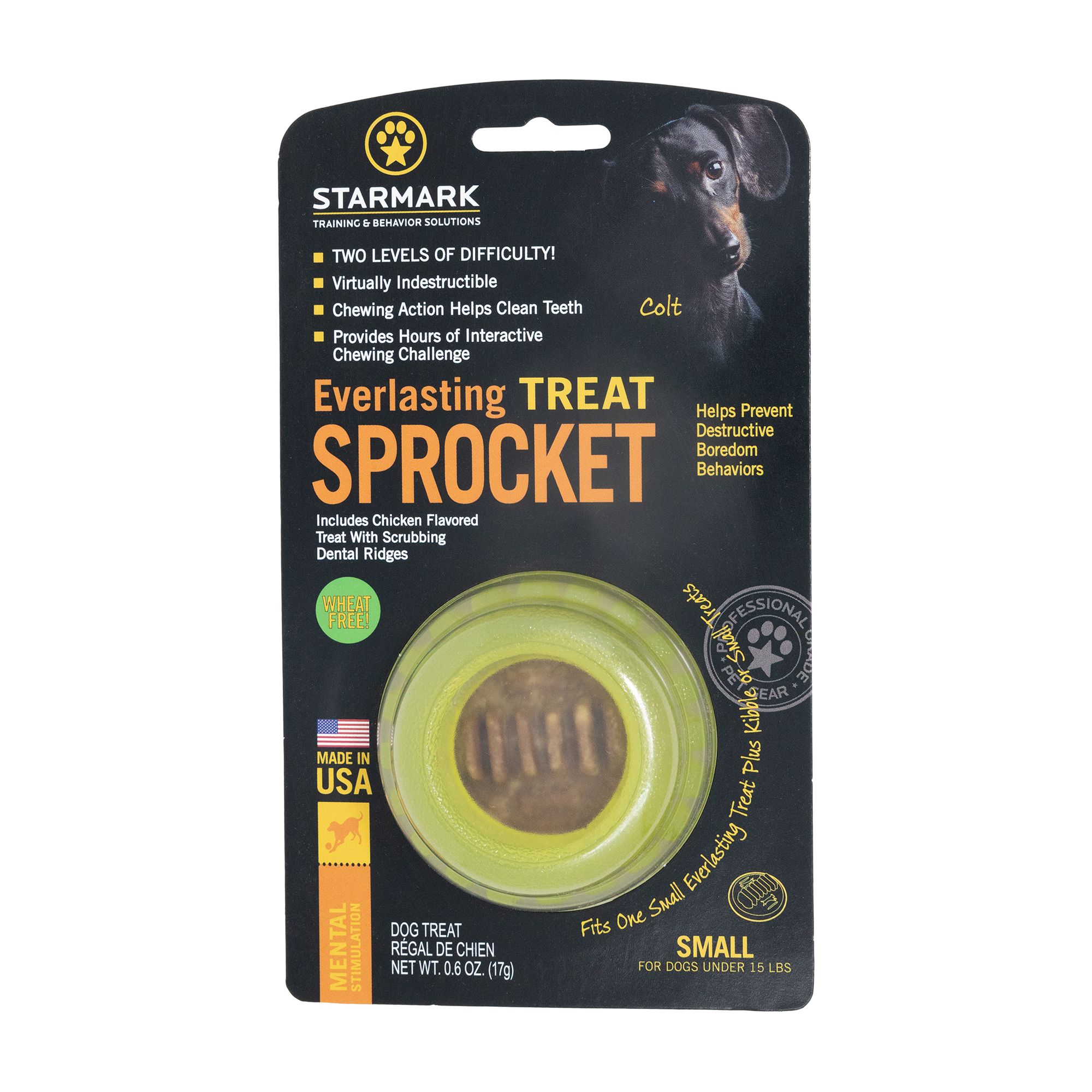 Starmark Everlasting Treat Sprocket for Small Dogs Toy | PetSmart