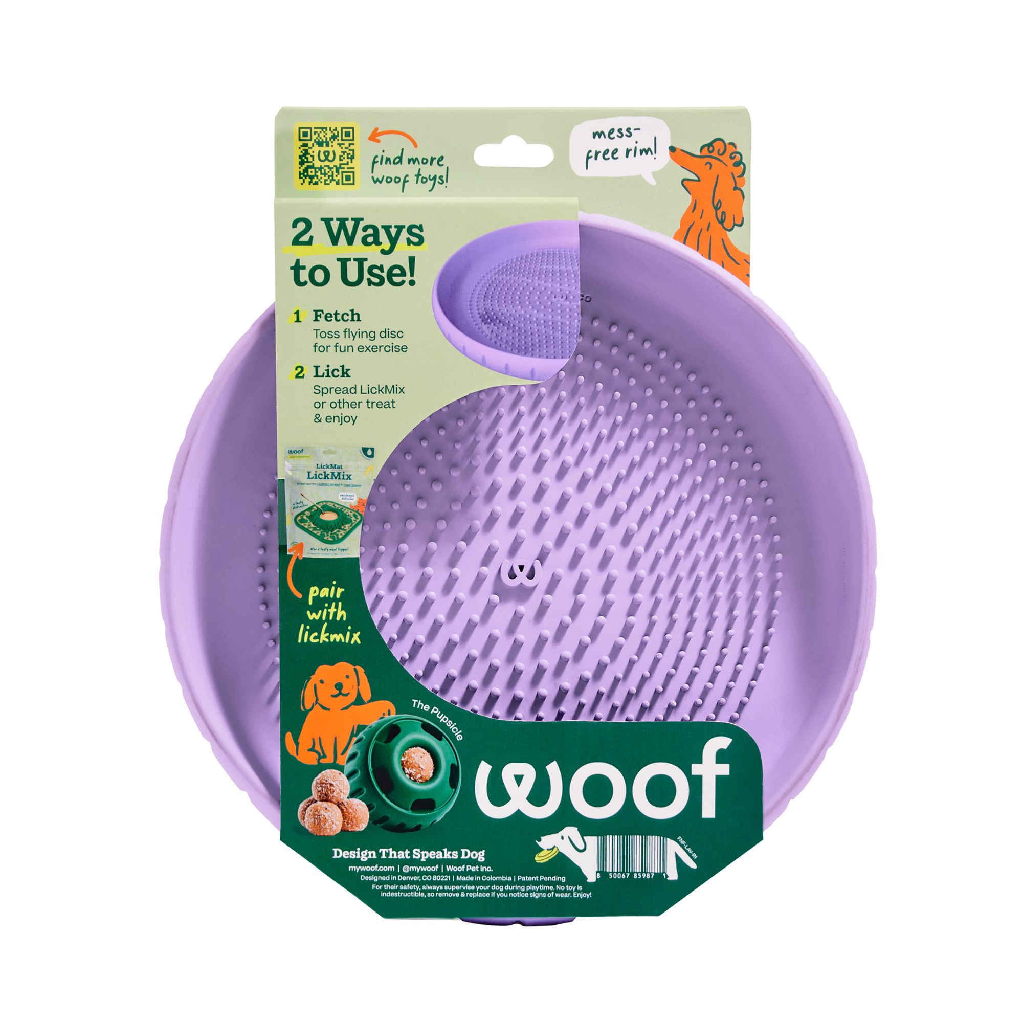 WOOF Forager Fly N Feed Treat Dispensing Dog Toy | PetSmart