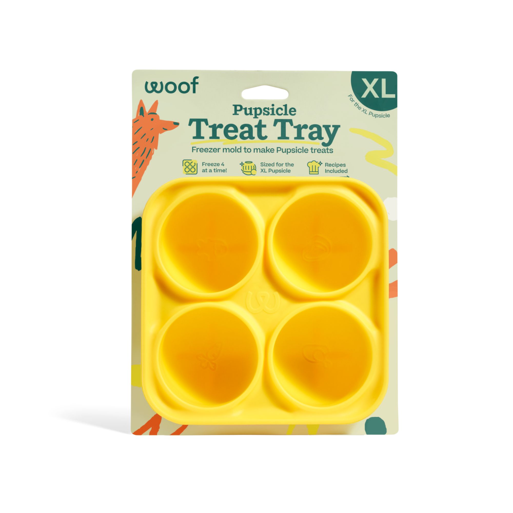 WOOF Pupsicle Treat Tray for Dog Treats, size: XL | PetSmart