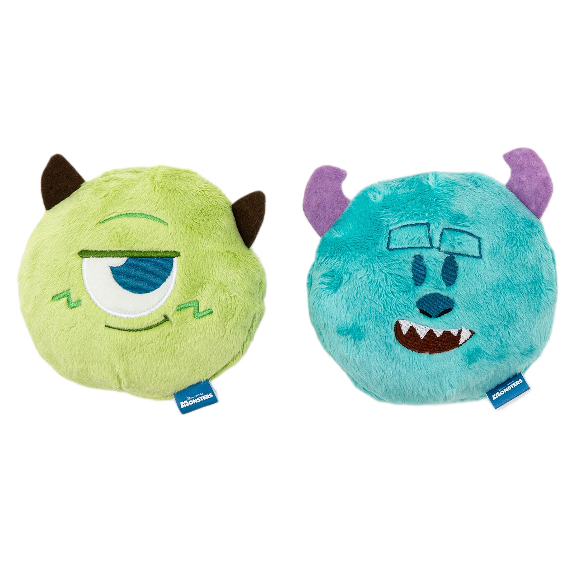 GMASON Disney Pixar Monsters Inc. Mike and Sully Plush Dog Toy 2-Pack | PetSmart