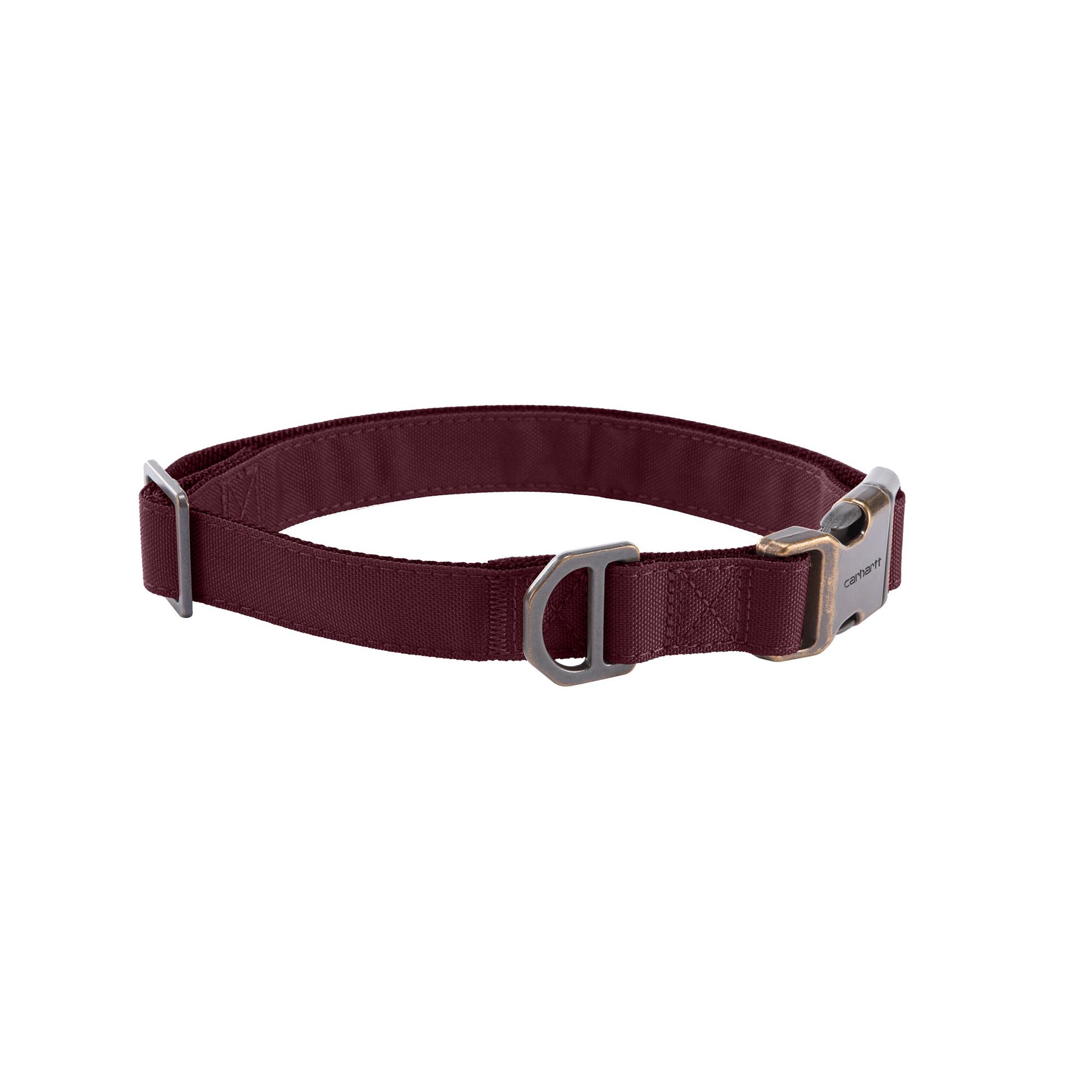 Carhartt Field Dog Collar, Adjustable, Reflective Details for Low light Visible, Color and Size Vary in Wine, size: Medium | PetSmart