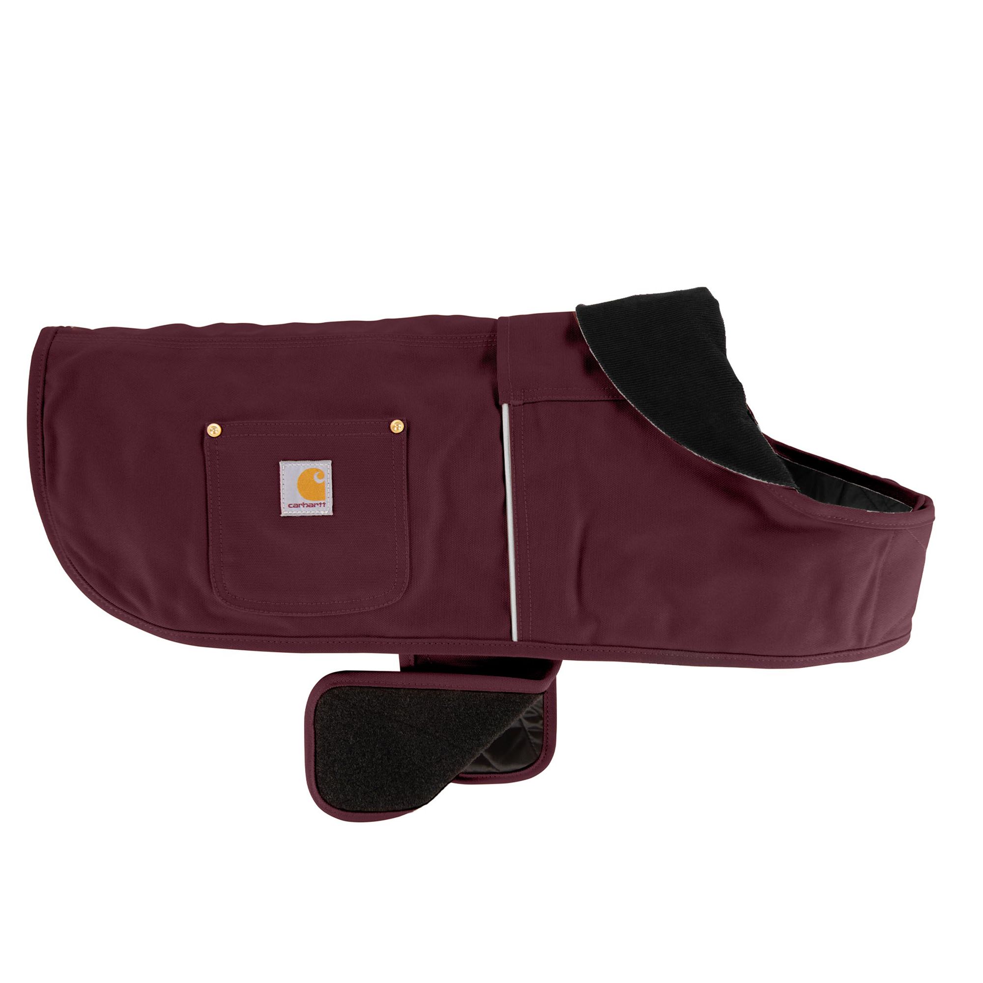 Carhartt Dog Chore Coat, Firm Duck Insulated, Durable Weather Resistant Jacket Color and Size Varies in Maroon, size: Large | PetSmart