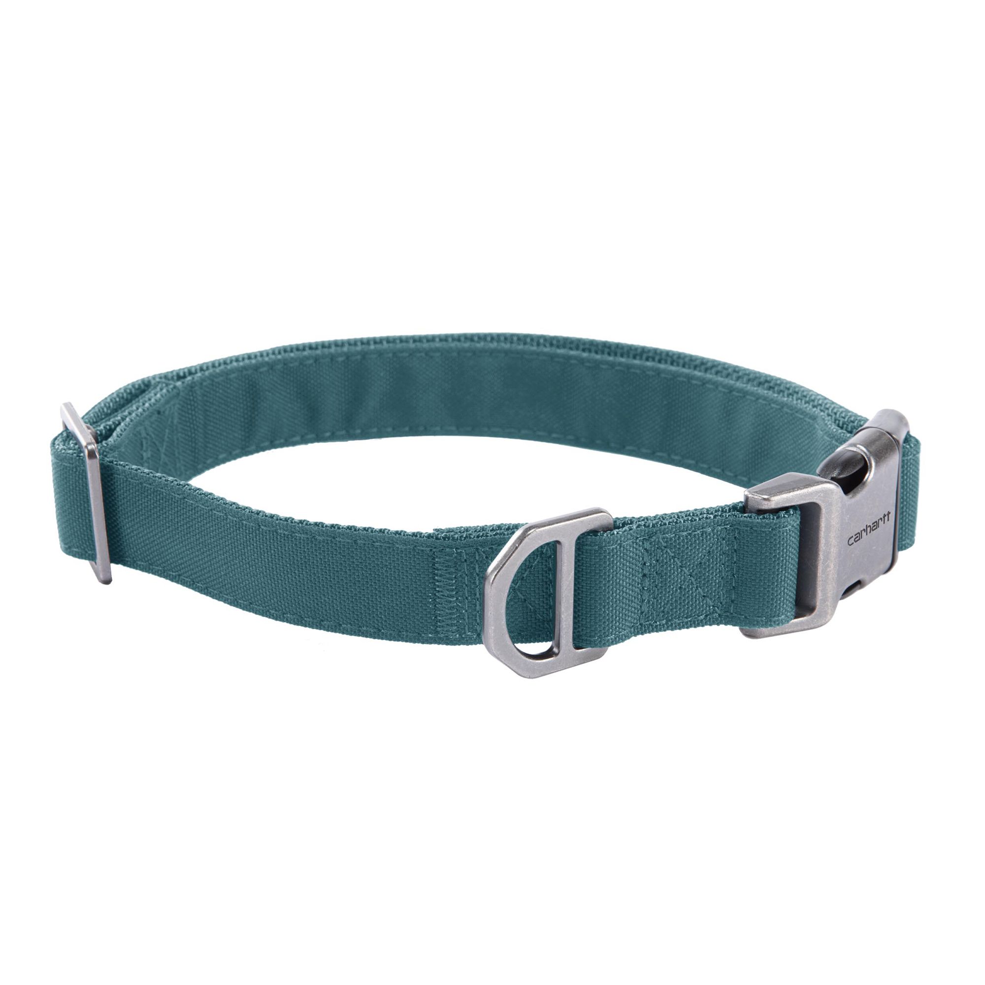 Carhartt Field Dog Collar, Adjustable, Reflective Details for Low light Visible, Color and Size Vary in Teal, size: Medium | PetSmart