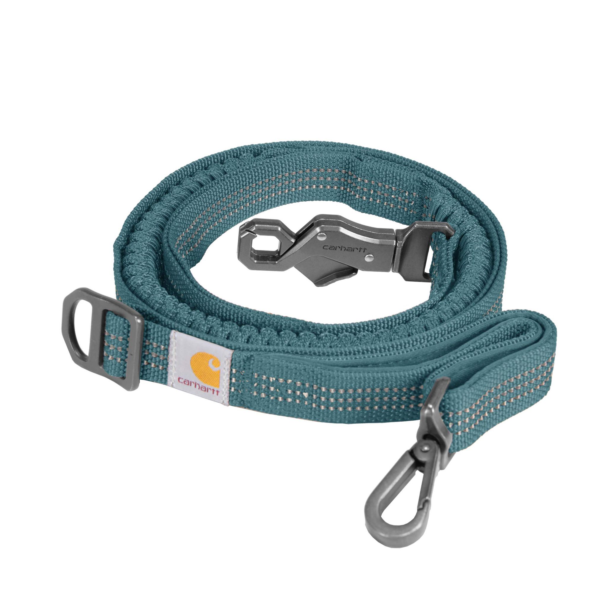 Carhartt Shock Absorbing Dog Leash Carhartt OS, Reflect Details for Low Light Visable, Color Varies in Teal | PetSmart