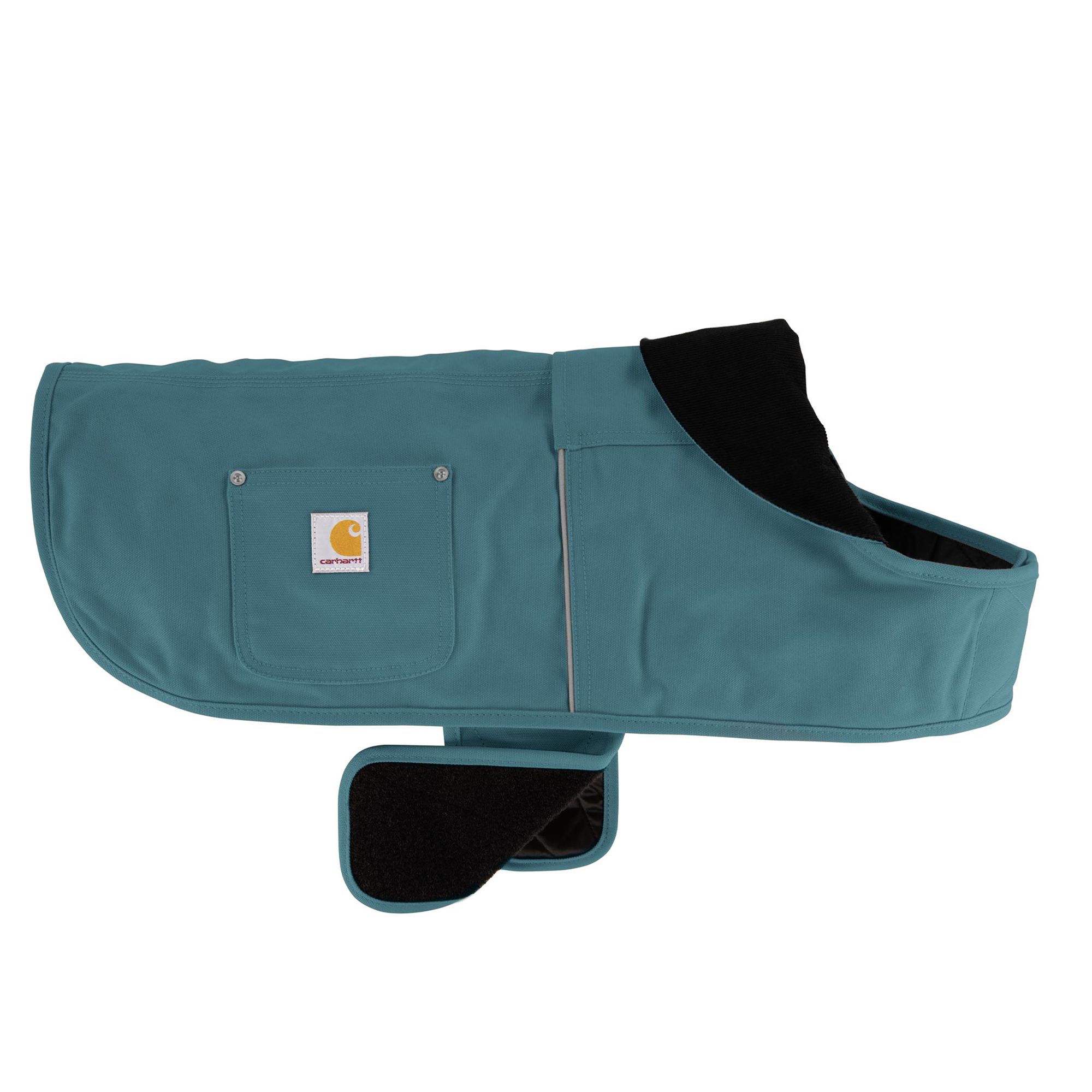 Carhartt Dog Chore Coat, Firm Duck Insulated, Durable Weather Resistant Jacket Color and Size Varies in Teal, size: XL | PetSmart
