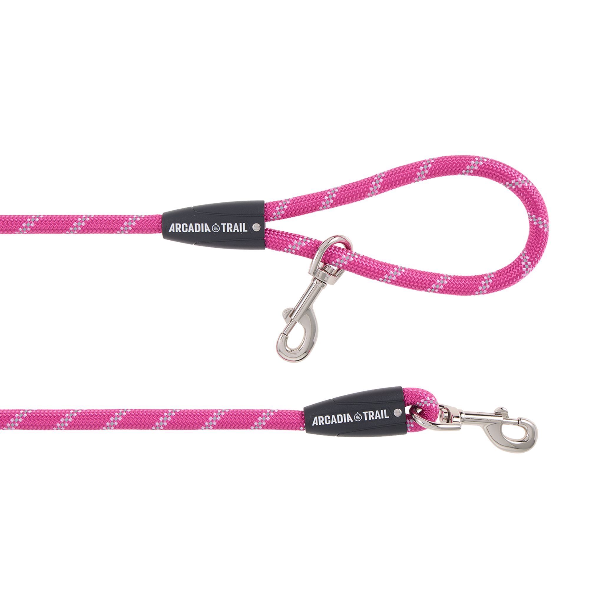 Arcadia Trail Reflective Multi-Use Rope Leash Berry 15 Foot Extended Length | PetSmart