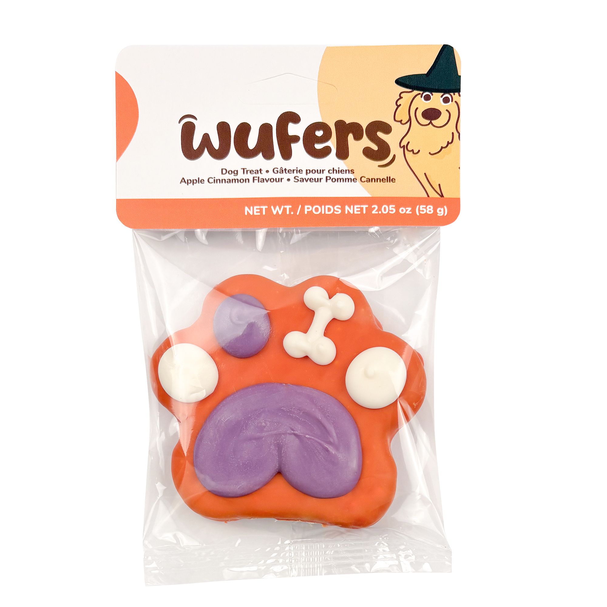 Wufers Spooky Paw Cookie Dog Treats, Apple Cinnamon Flavor | PetSmart