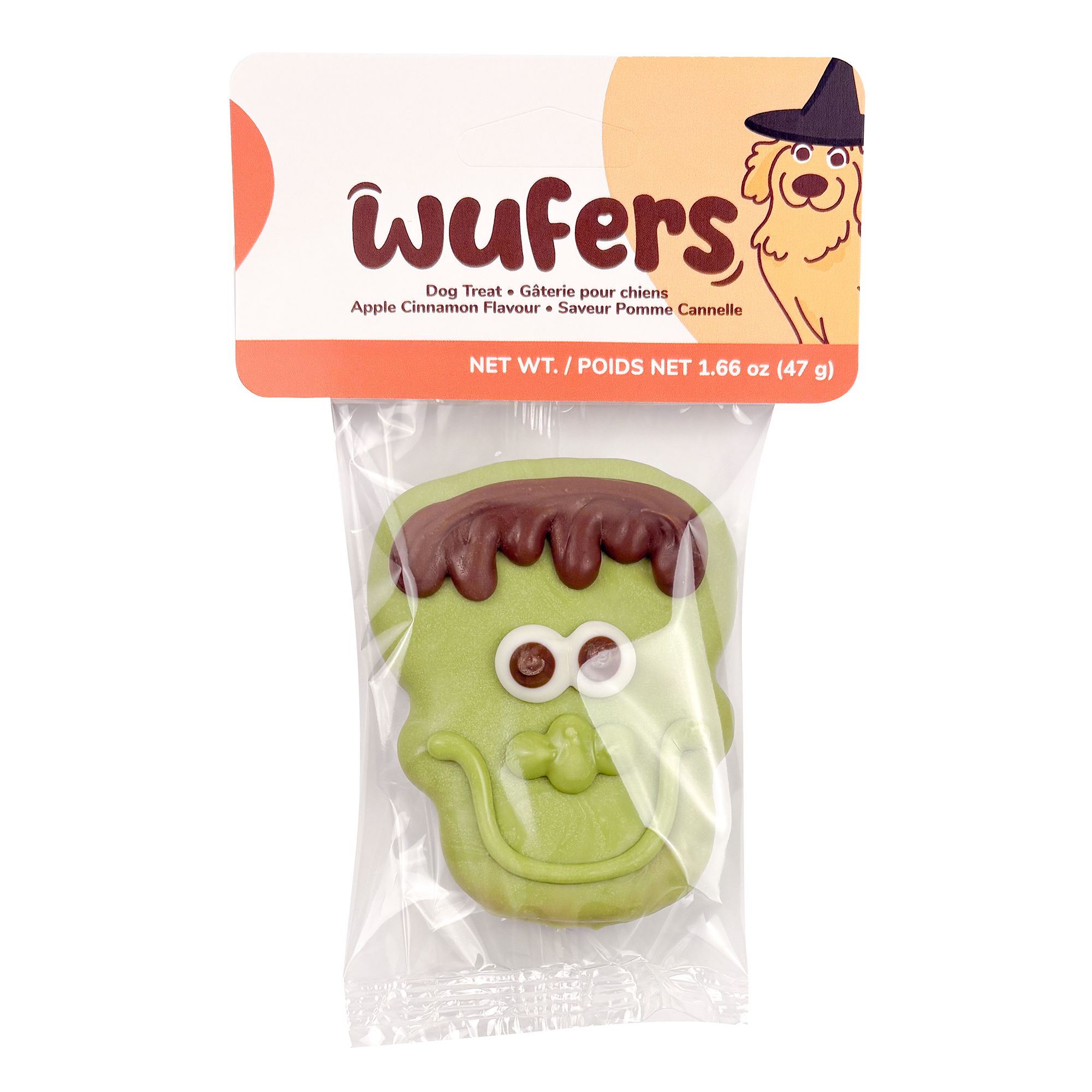 Wufers Frankenstein Cookie Dog Treats, Apple Cinnamon Flavor | PetSmart