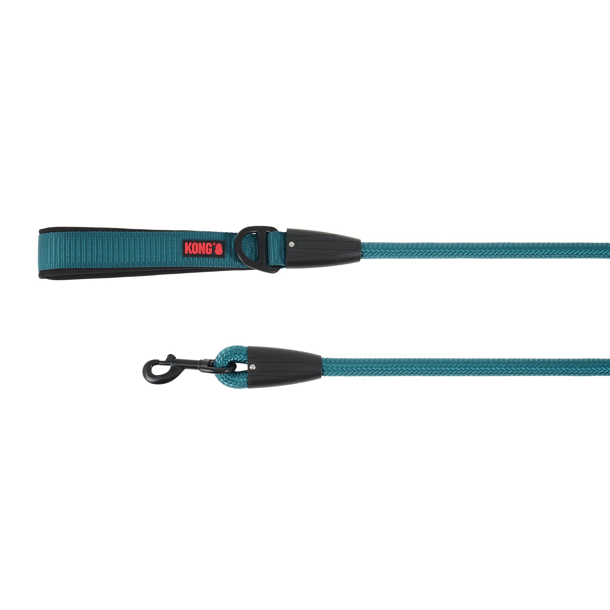 KONG Neoprene Handle Rope Dog Leash, 4 ft, Multiple Colors in Teal | PetSmart