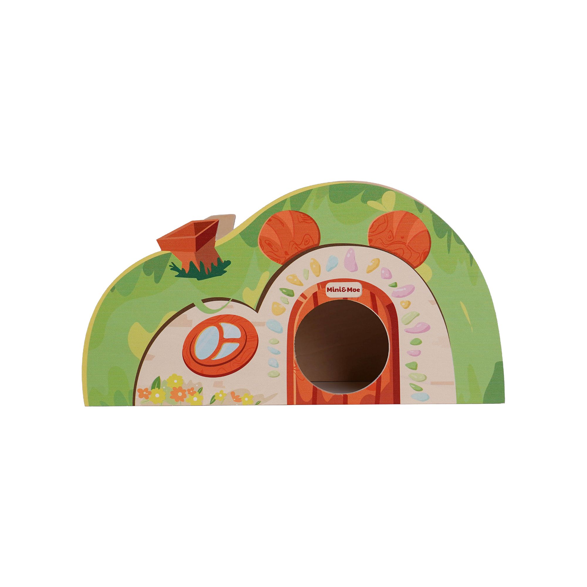 Mini & Moe Mini and Moe Cottage Small Pet Hideout in Multi-color | PetSmart