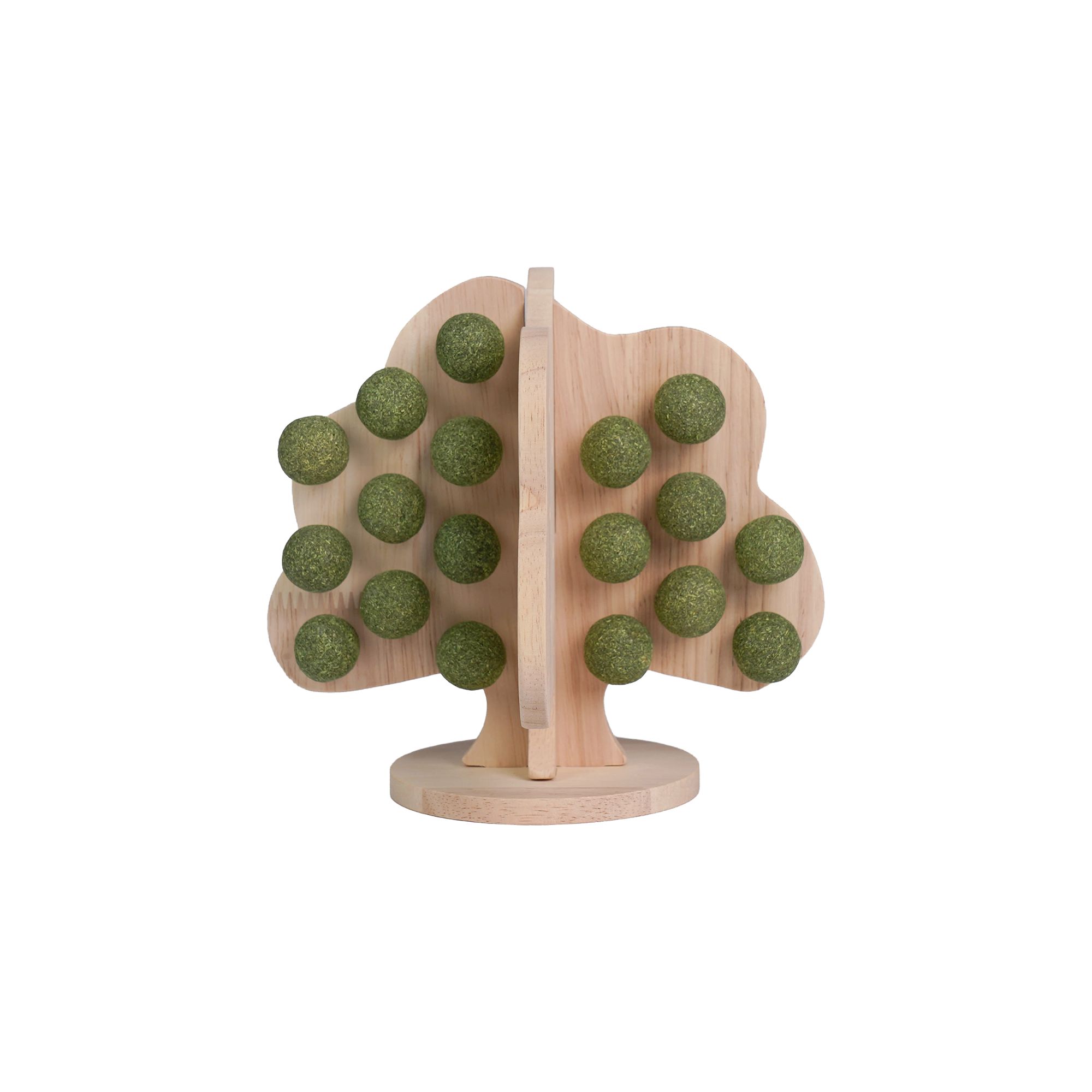 Mini & Moe Mini and Moe Tree Decor Chew Small Pet Wood Chew Toy in Multi-color | PetSmart