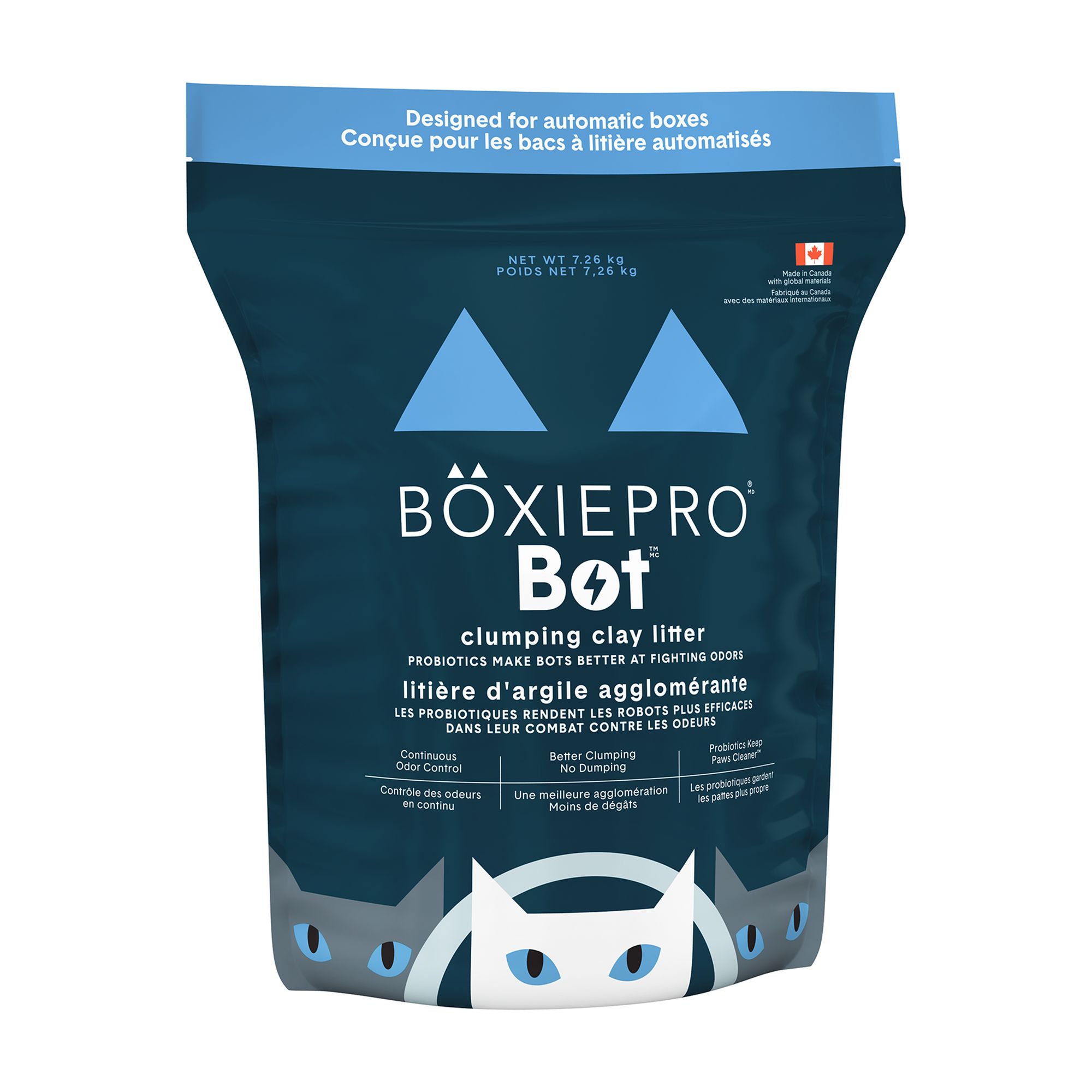 Boxiecat Bot Probiotic Cat Litter Automatic Box 40+ Day Odor Control, size: 16 lbs | PetSmart