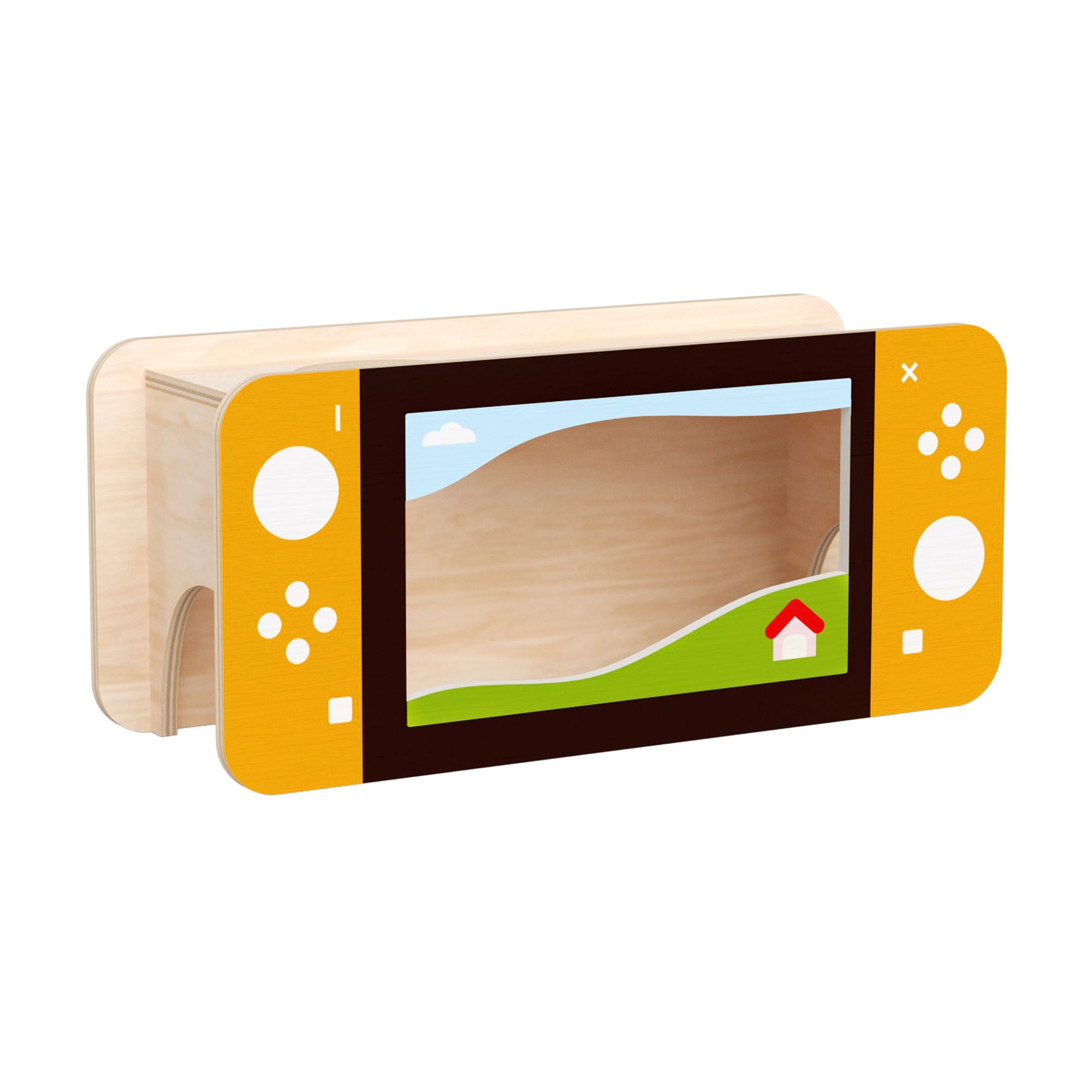 Mini & Moe Mini and Moe Cheddar Gaming Console Hamster Hideout in Yellow | PetSmart