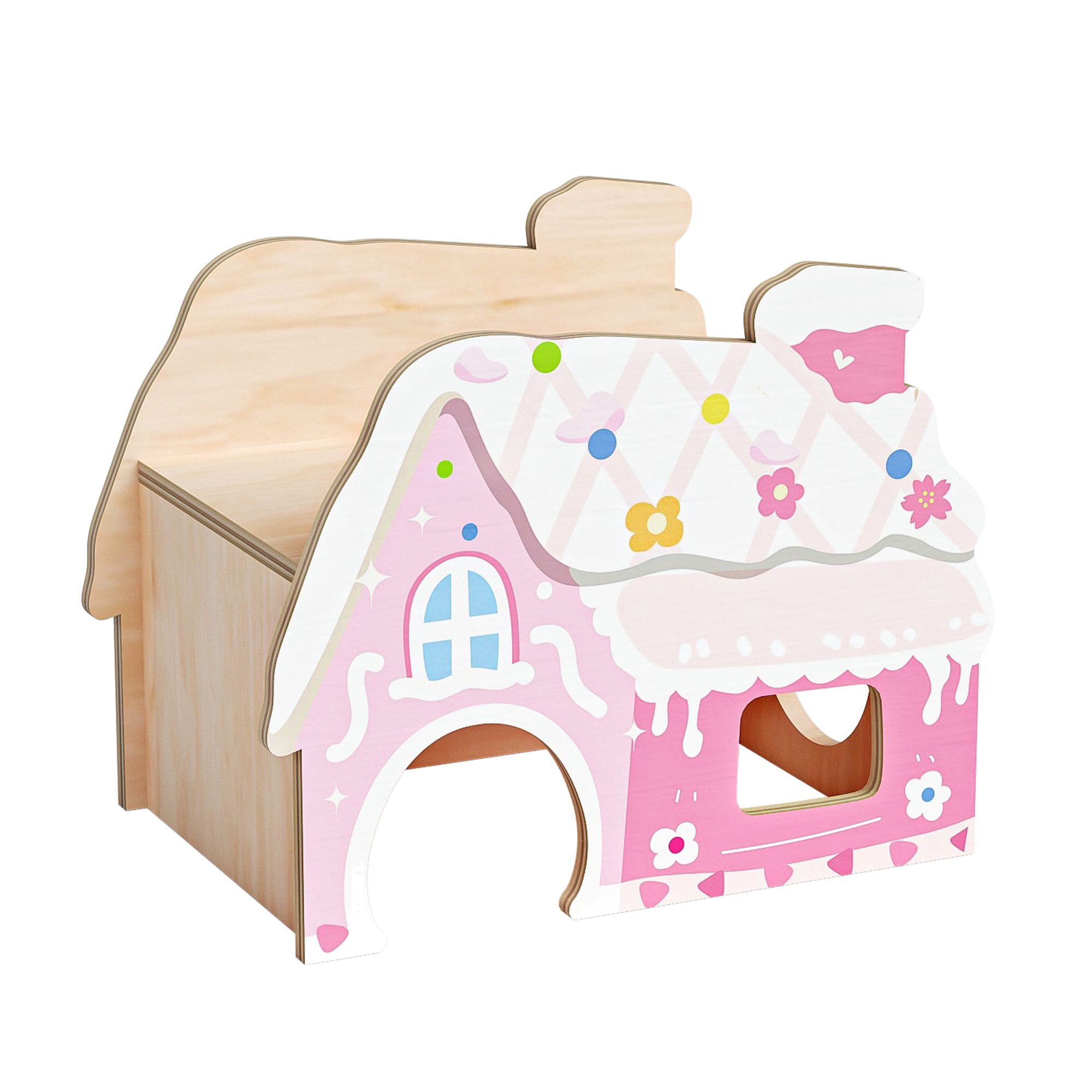 Mini & Moe Mini and Moe Candy House in Pink | PetSmart
