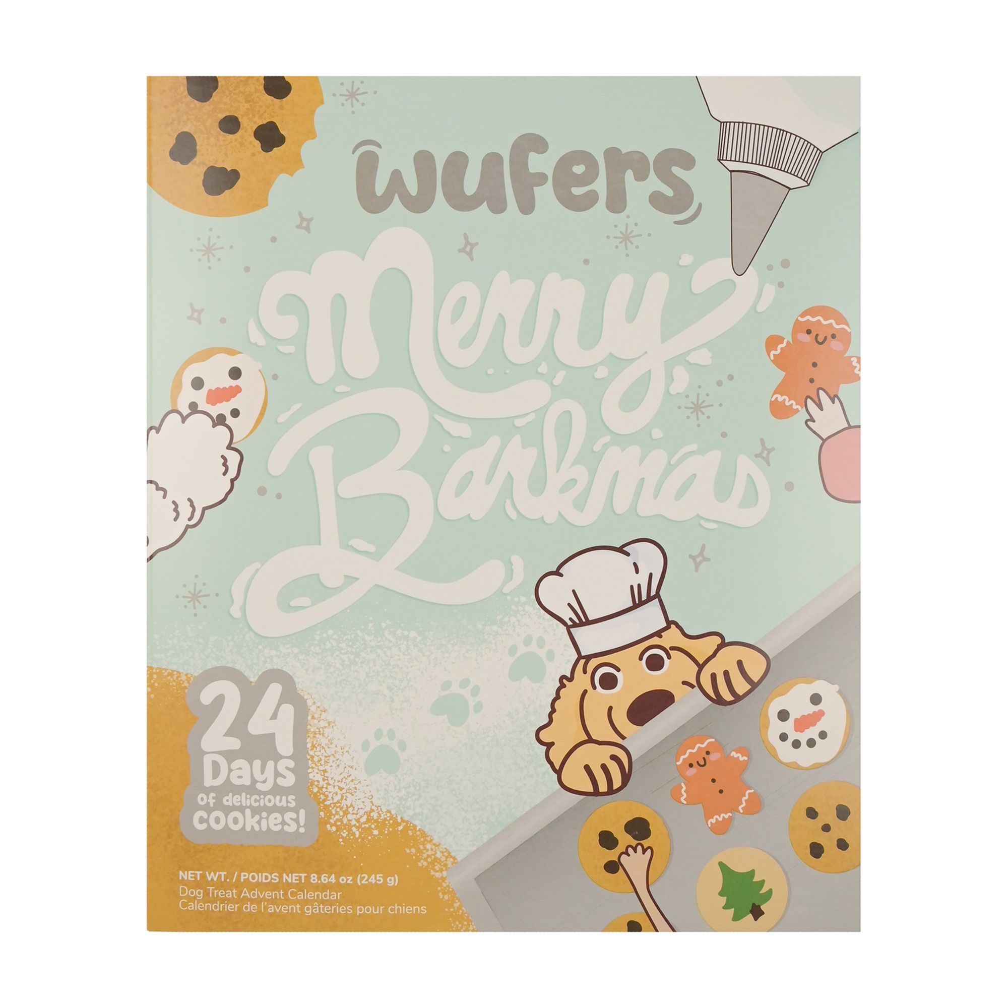 Wufers Dog Treats Advent Calendar, Apple Cinnamon Flavor, size: 245 g | PetSmart