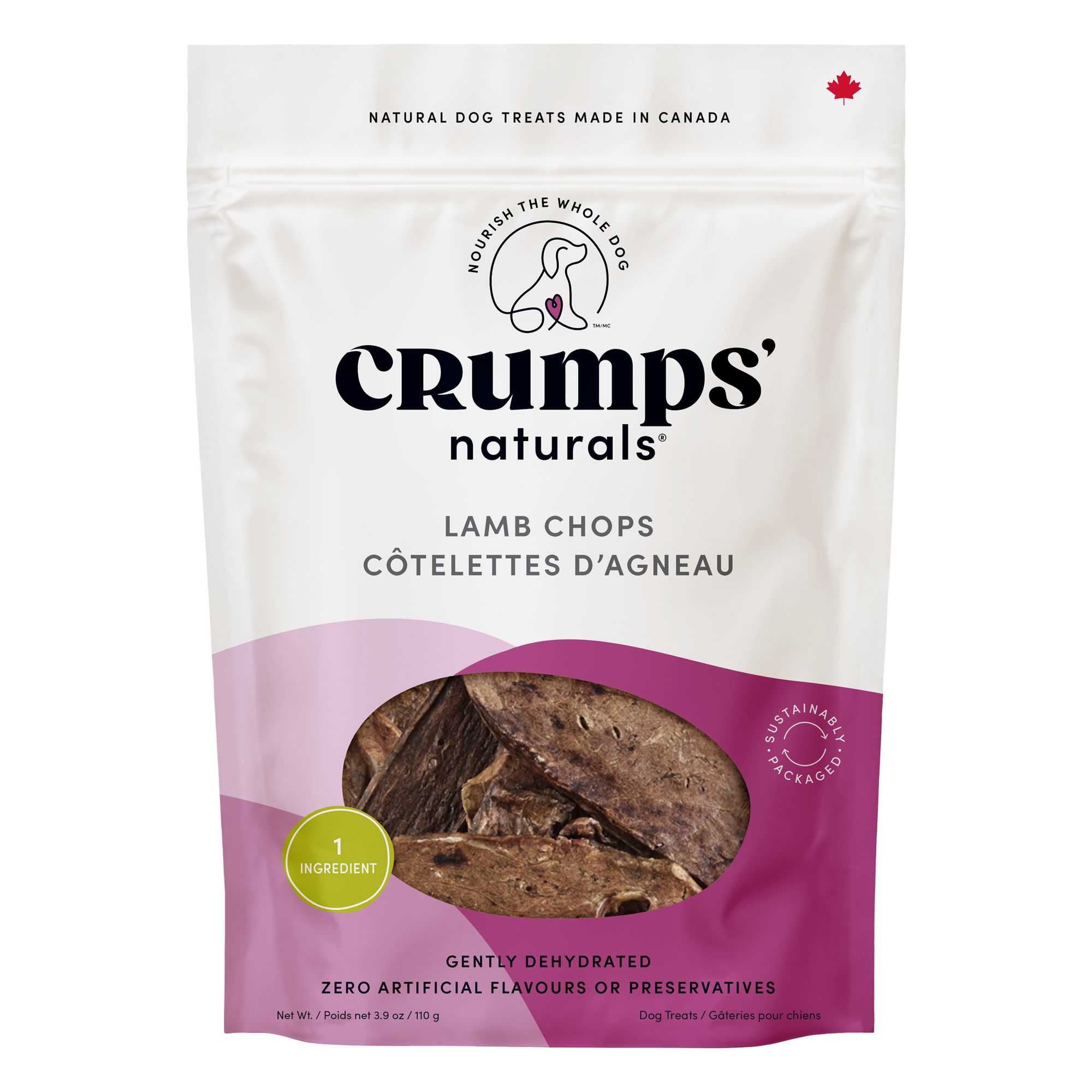 Crumps' Naturals Lamb Chops Dog Treats, size: 110 g | PetSmart