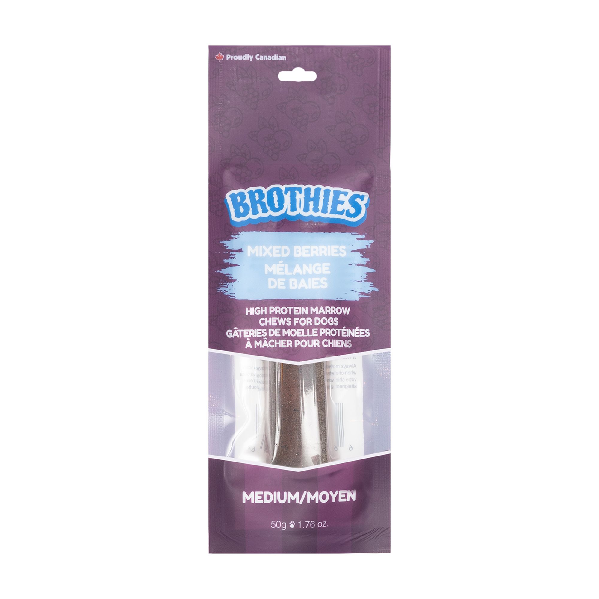 This & That Brothies Dog Chews, Mixed Berry Flavor, size: Medium | PetSmart
