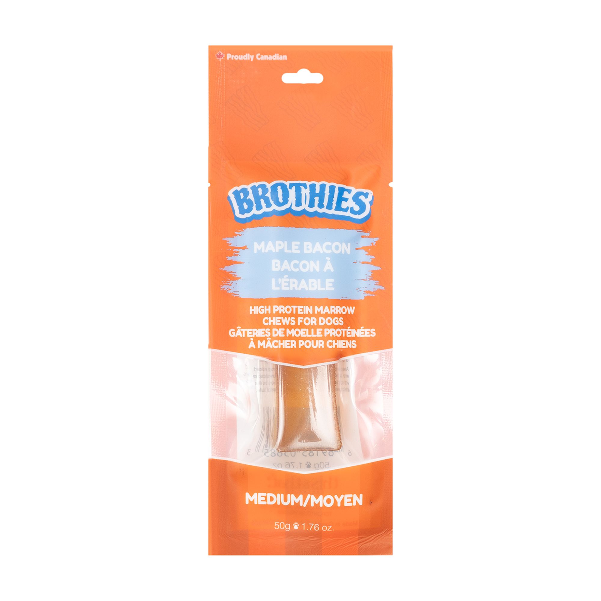 This & That Brothies Dog Chews, Maple Bacon Flavor, size: Medium | PetSmart
