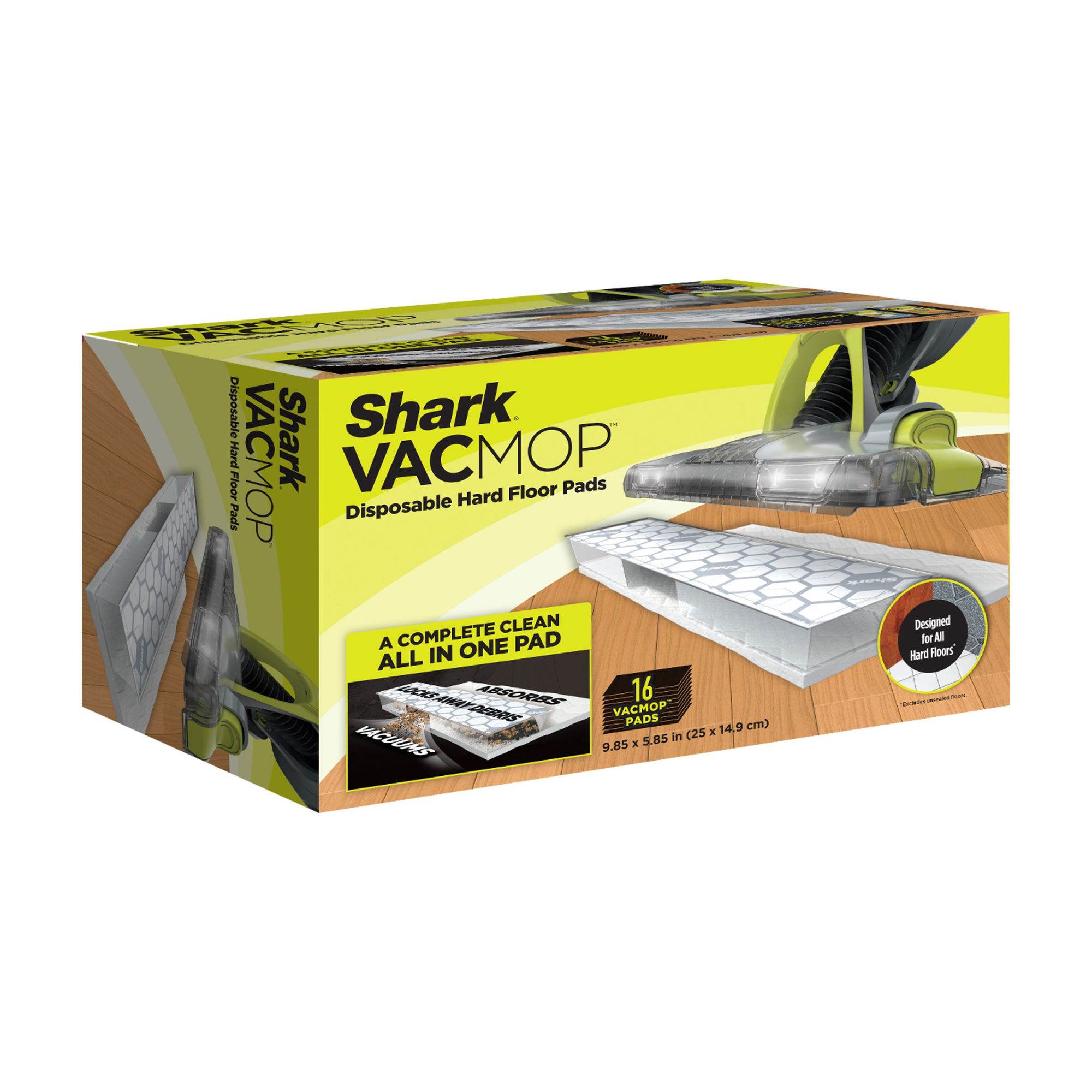 Shark Vacmop Disposable Hard Floor Vaccum And Mop Pad Refills For Tough Messes On Multi-Surface Floors | PetSmart