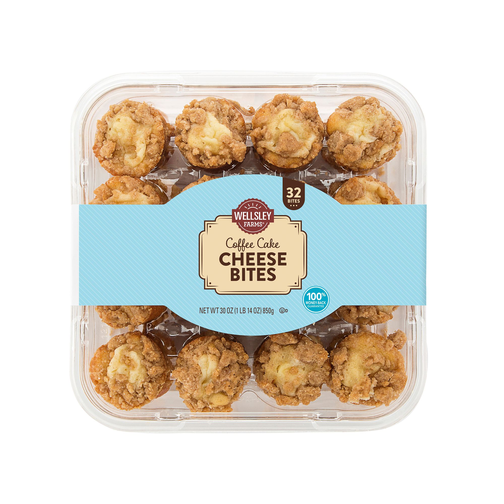 Wellsley Farms Coffee Cake Cheese Bites, 32 ct.