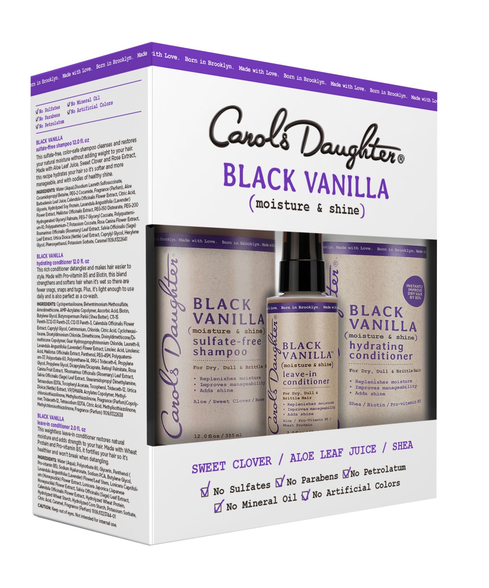 Carol S Daughter Black Vanilla Shampoo And Conditioner 3 Pk 26