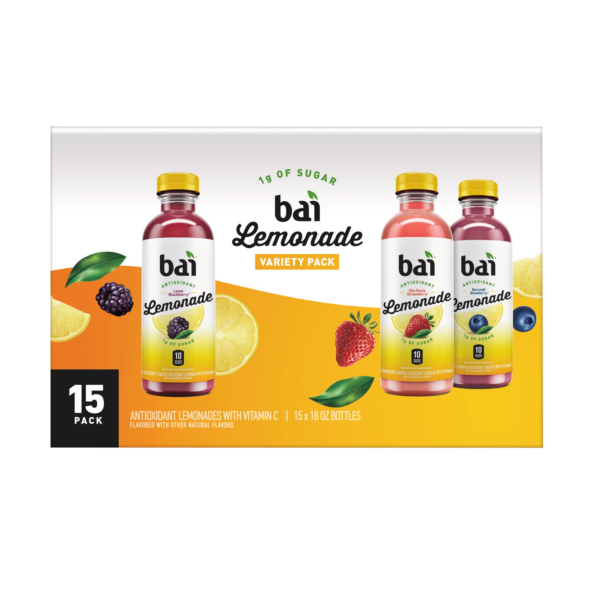 Bai Cocofusions Variety Pack, Antioxidant Infused Beverage (18 fl