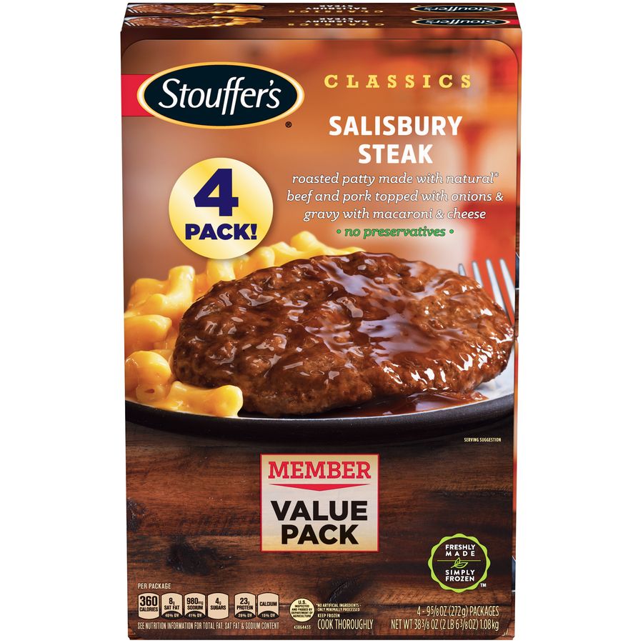 Stouffers Classics Salisbury Steak, 4 ct.