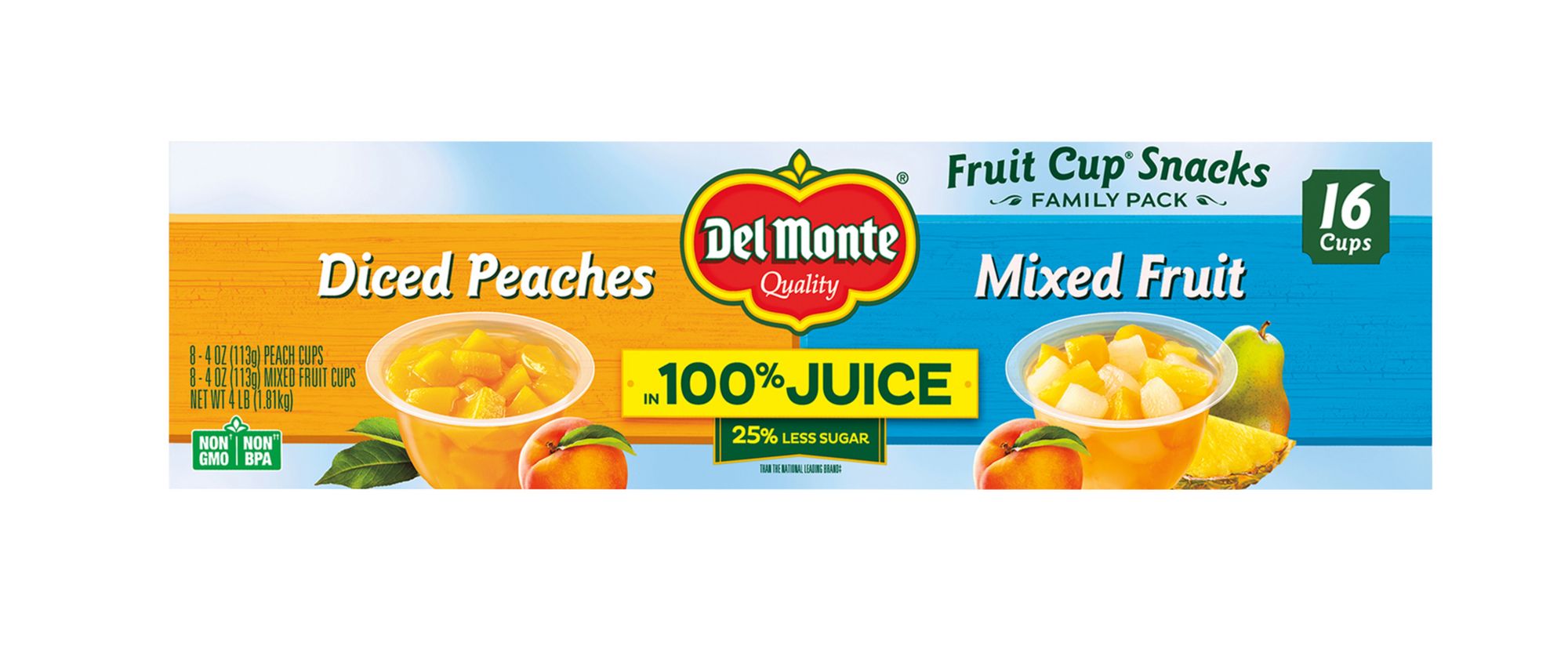 Del Monte Foods Fruit Infusions Value Pack, 8 ct./6 oz.