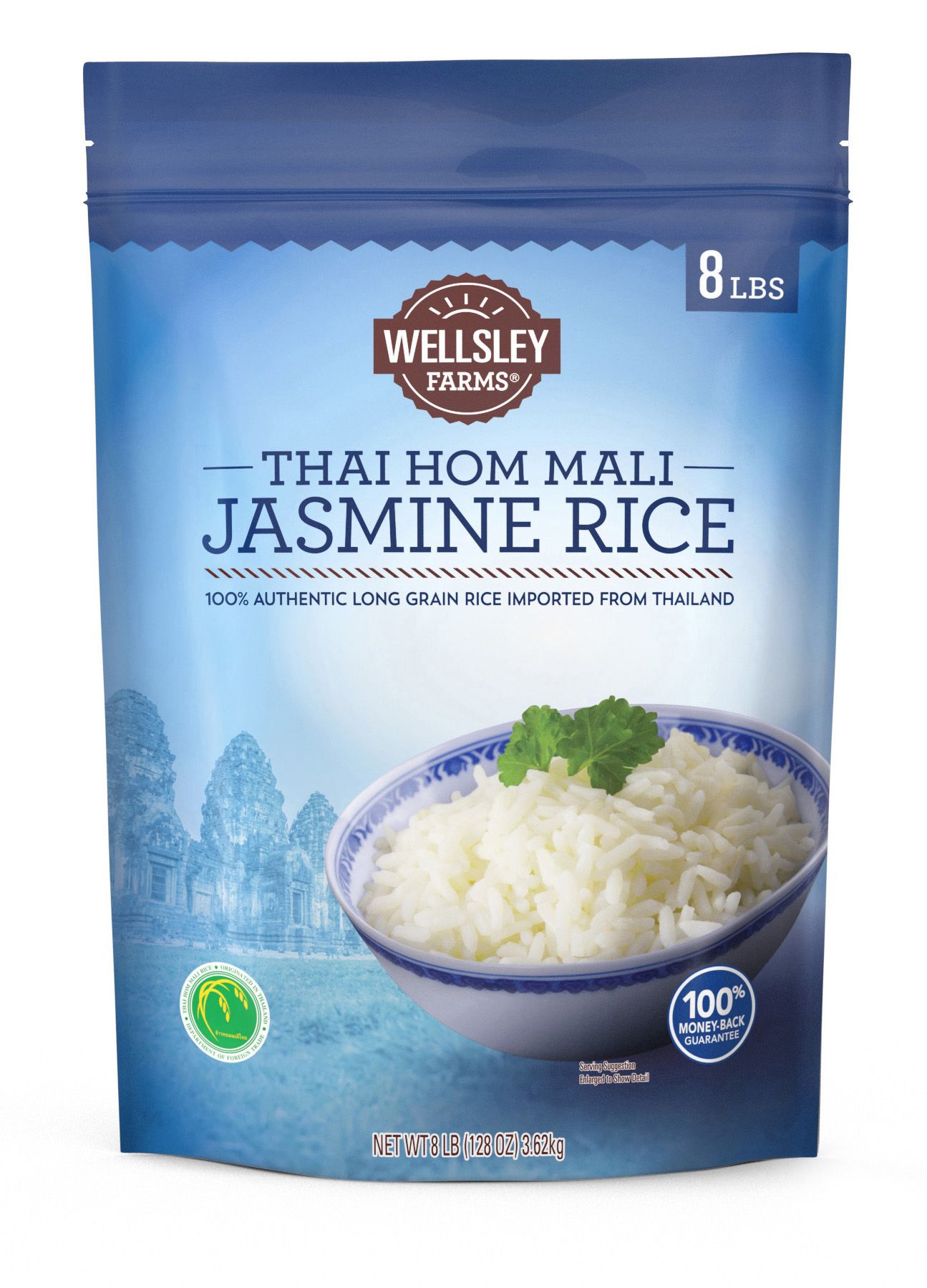 Wellsley Farms Thai Hom Mali Jasmine Rice, 8 lbs.