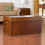 Cruise Line Trunk Cocktail Table - Walnut