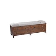 Powell Brody 60&quot; Rustic Storage Bench - Chestnut