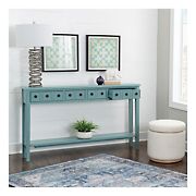 Lackey Long Console - Teal